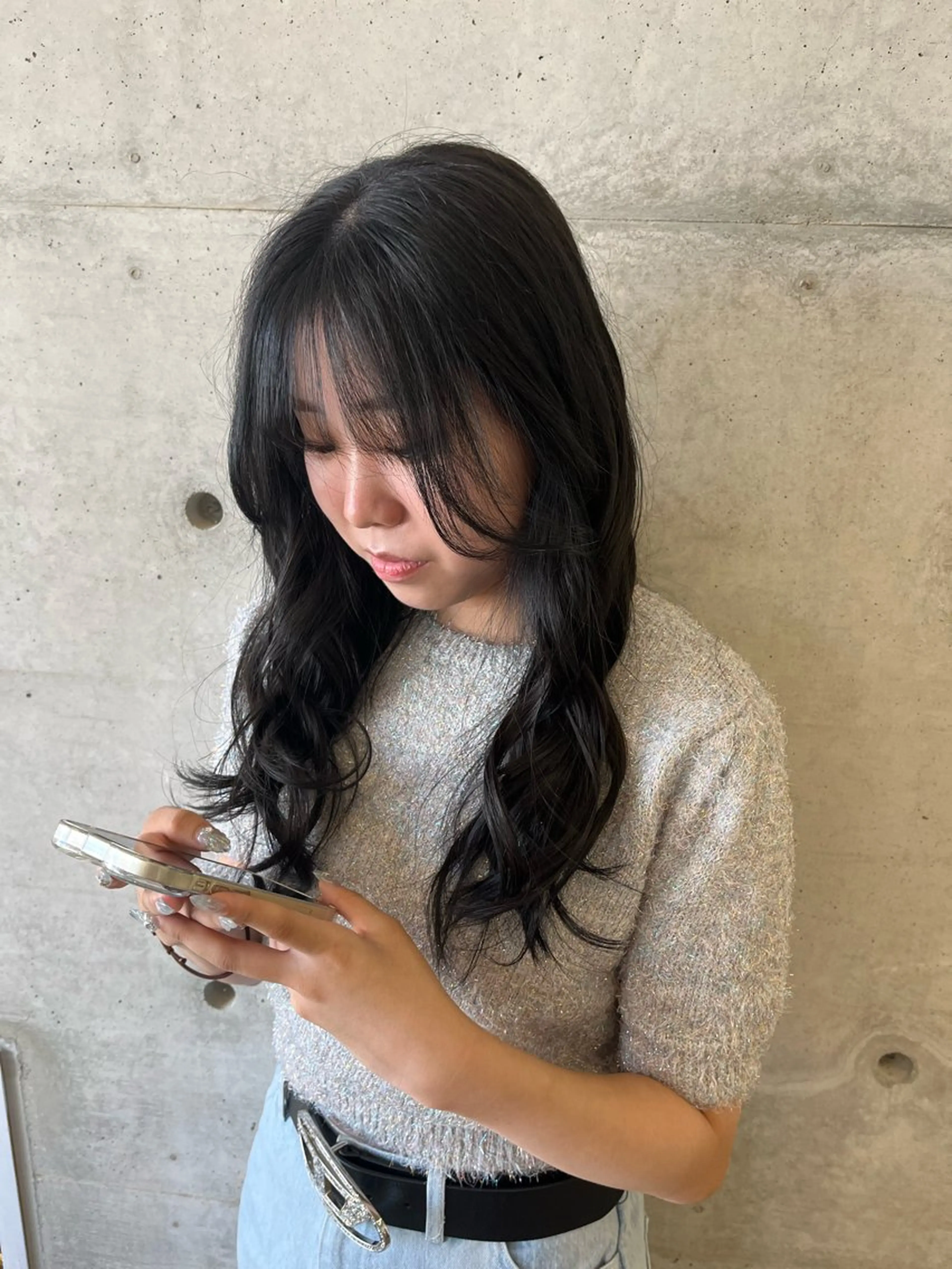 ロング カラー トリートメント カット ヘアカラー YUIMARL岡山店 YUNOKA🦋🫧のヘアスタイル