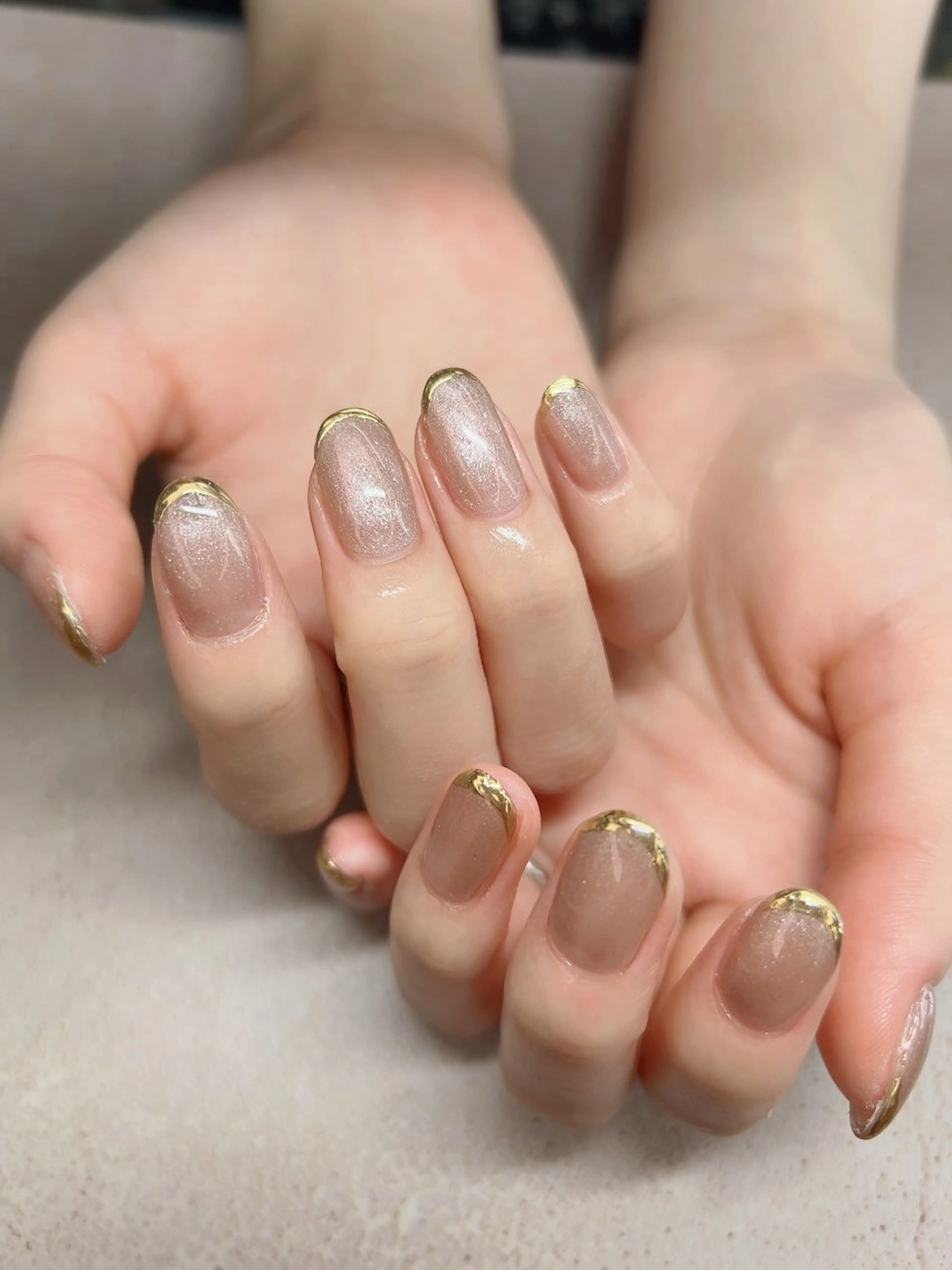 ネイル フレンチネイル ジェルネイル マグネットネイル ミラーネイル シンプルネイル my nail plus野江内代のネイルデザイン