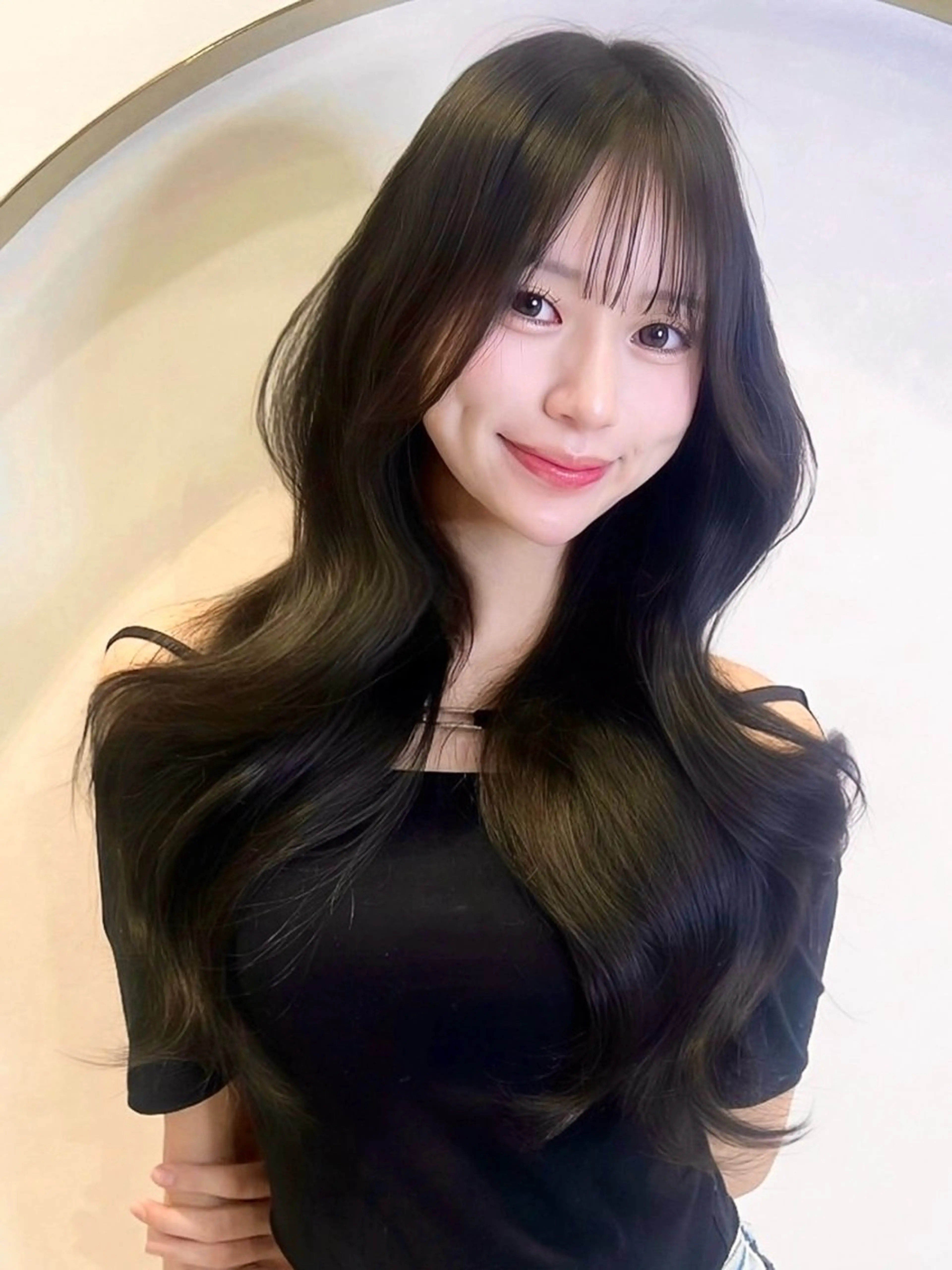 ロング 梅田美容室MIRA/ 韓国ヘア🤍カンナのヘアスタイル