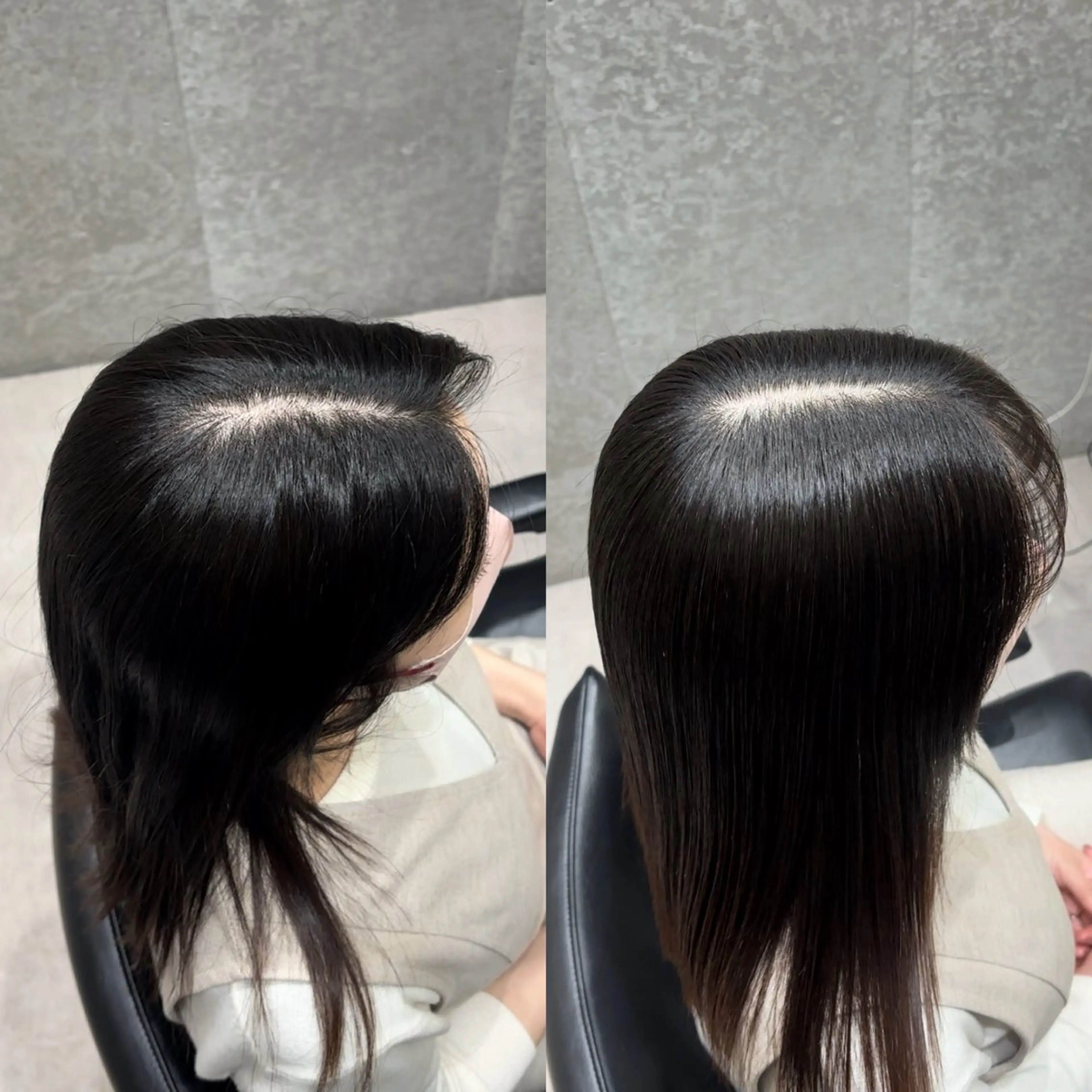 セミロング 髪質改善 トリートメント トリートメント ヘッドスパ GOTODAY  SHAiRE SALON　新宿Aura店所属・髪質改善ヘアケア 艶髪特化/上田のヘアスタイル