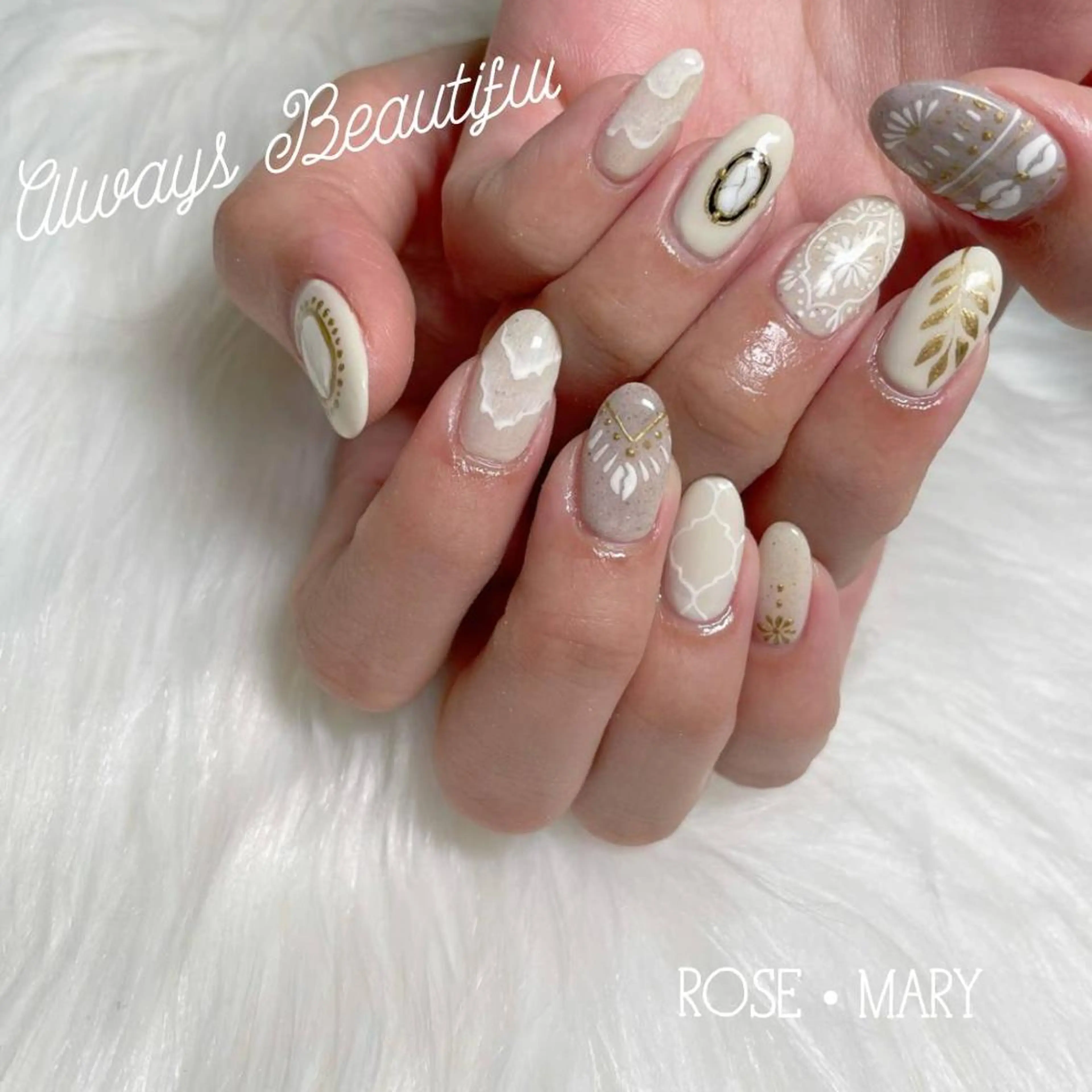 ネイル ハンドネイル ROSE・MARY 木村のネイルデザイン