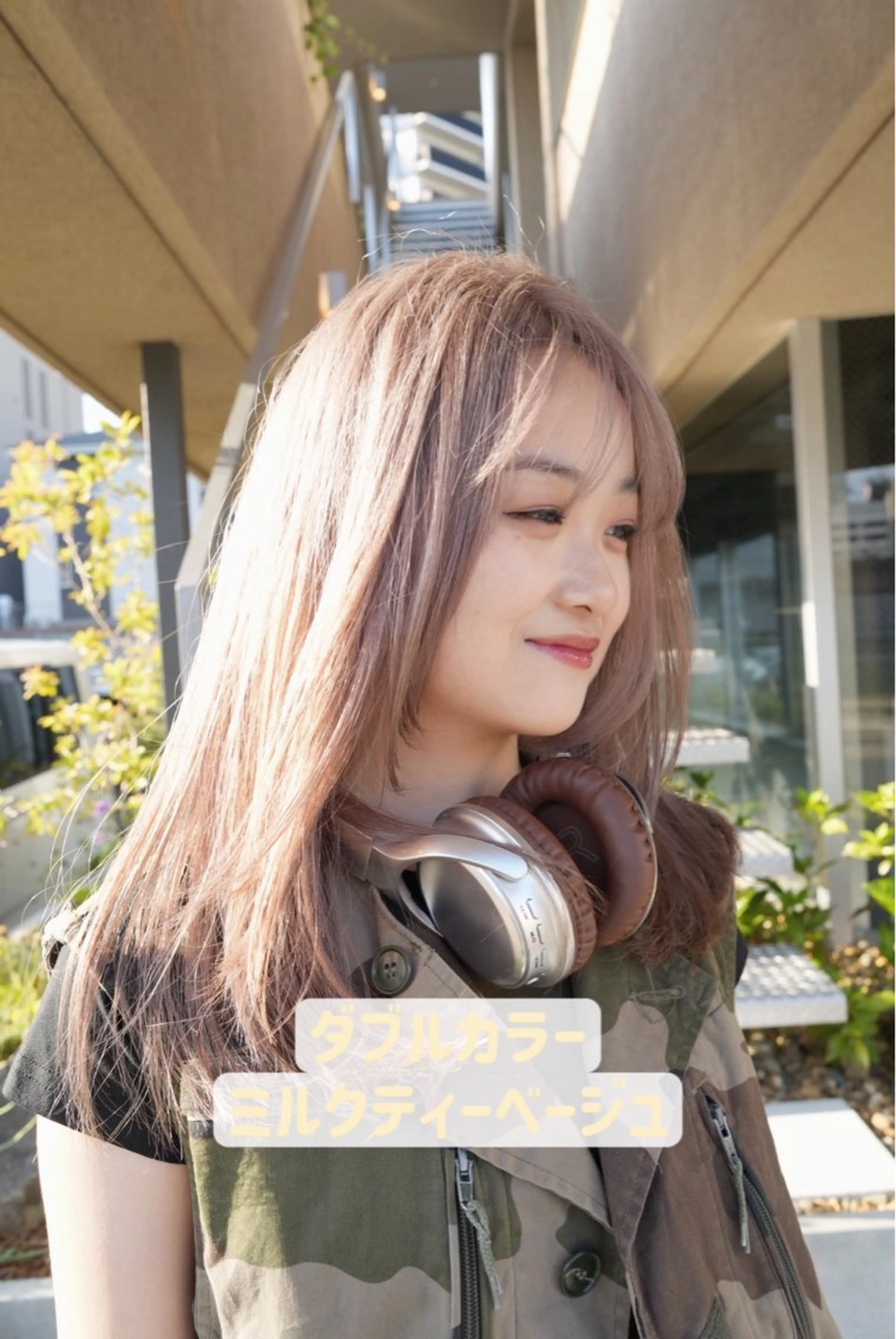 カラー ベージュカラー 透明感カラー ハイトーンカラー ラベンダーカラー ミルクティーベージュ 渡辺 良城のヘアスタイル