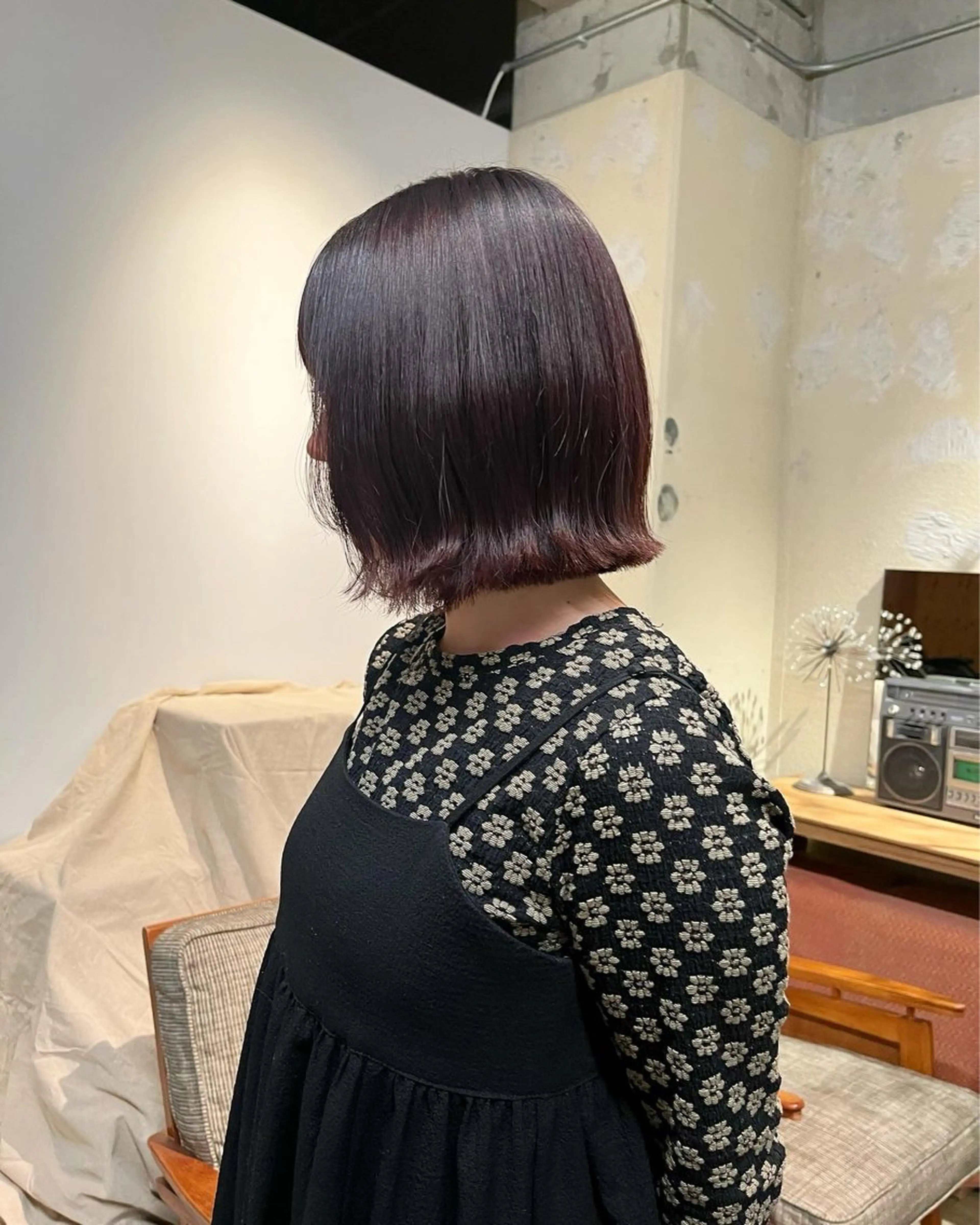 ショート カラー ボブ 渡邊 彩乃のヘアスタイル