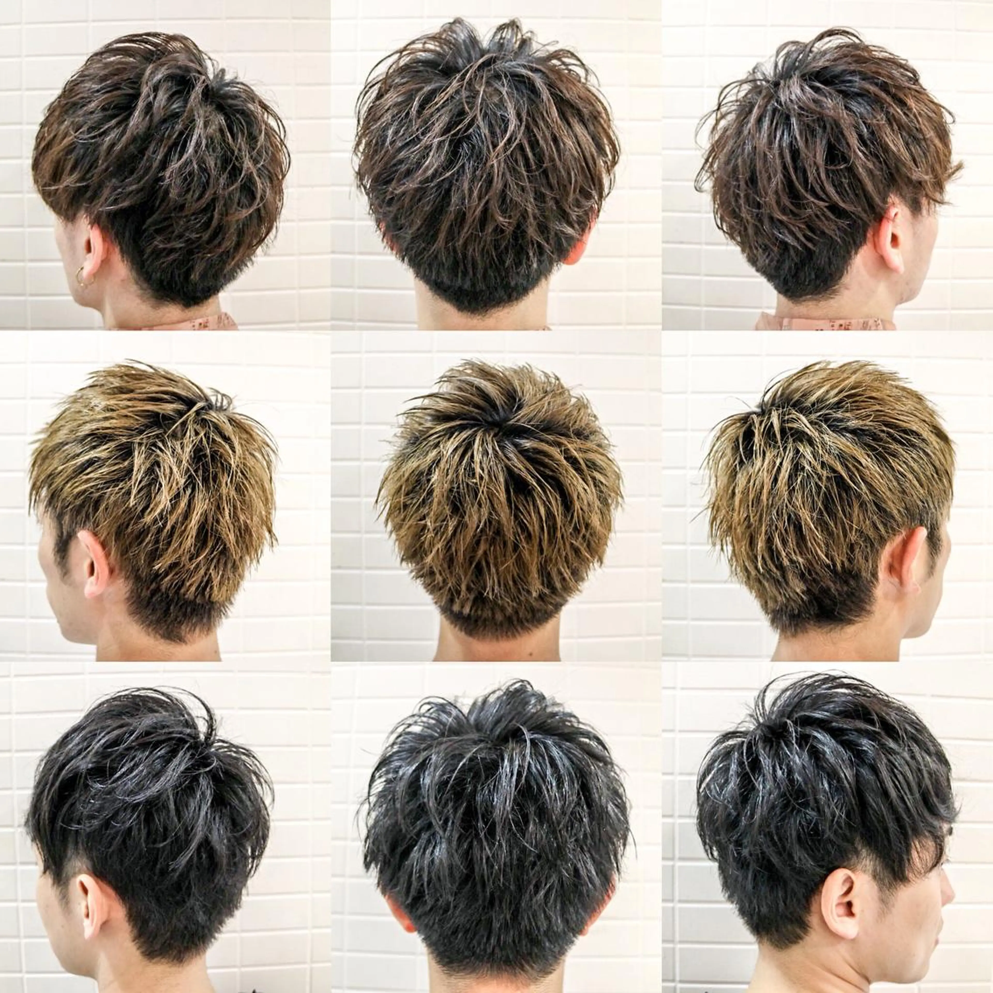 ショート カラー パーマ メンズ 居心地の良さ◎ 明るいお店です◎のヘアスタイル