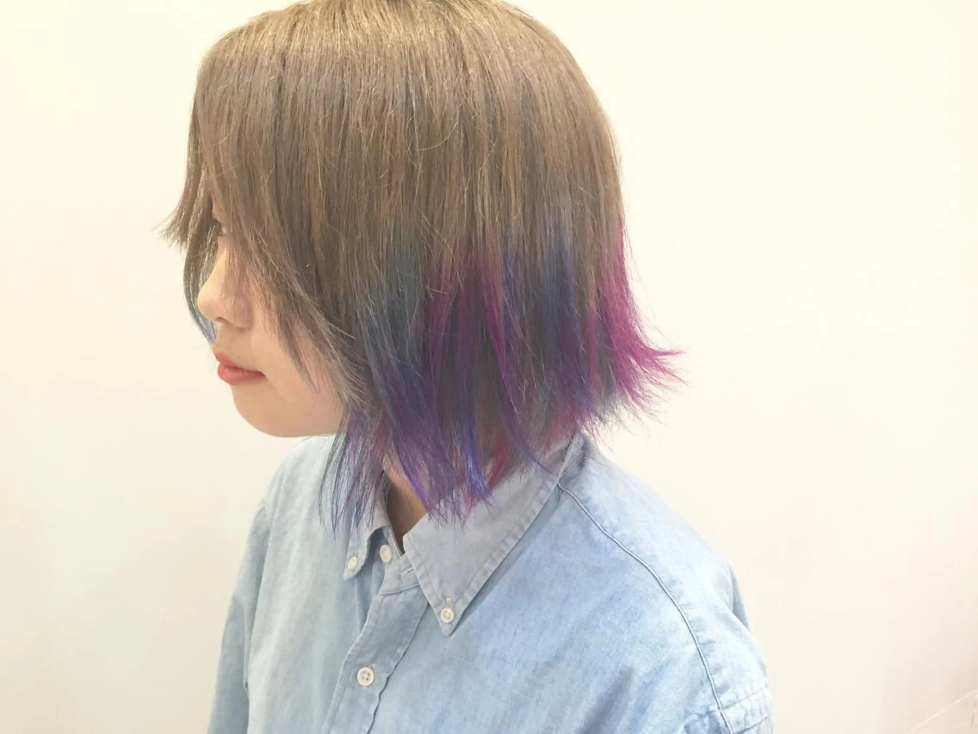 ショート カラー ユニコーンカラー ラフィスヘアードープ所属・[外国人風カラー] 田中健太のヘアスタイル