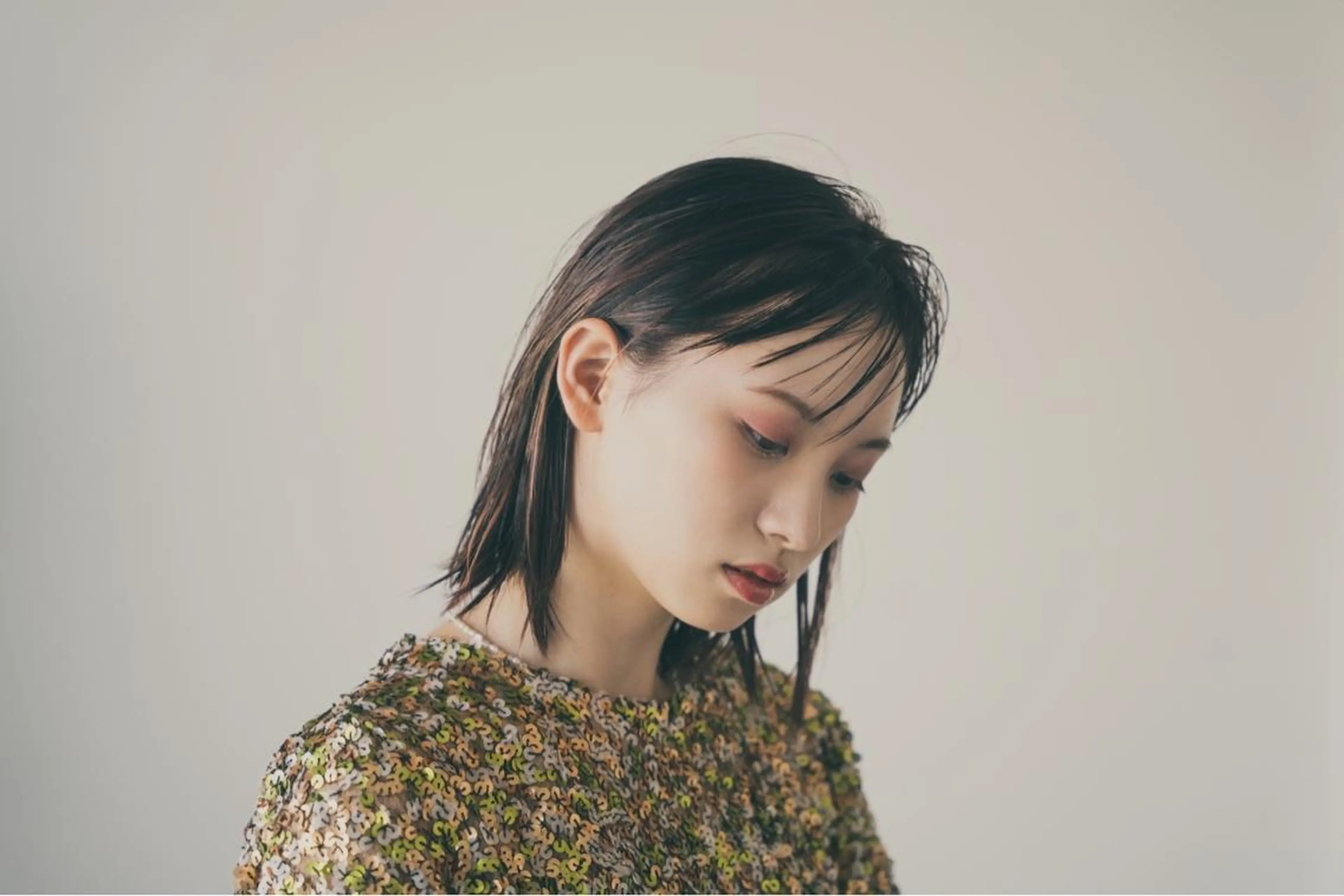 ミディアム カラー ササキ ヨシヒトのヘアスタイル