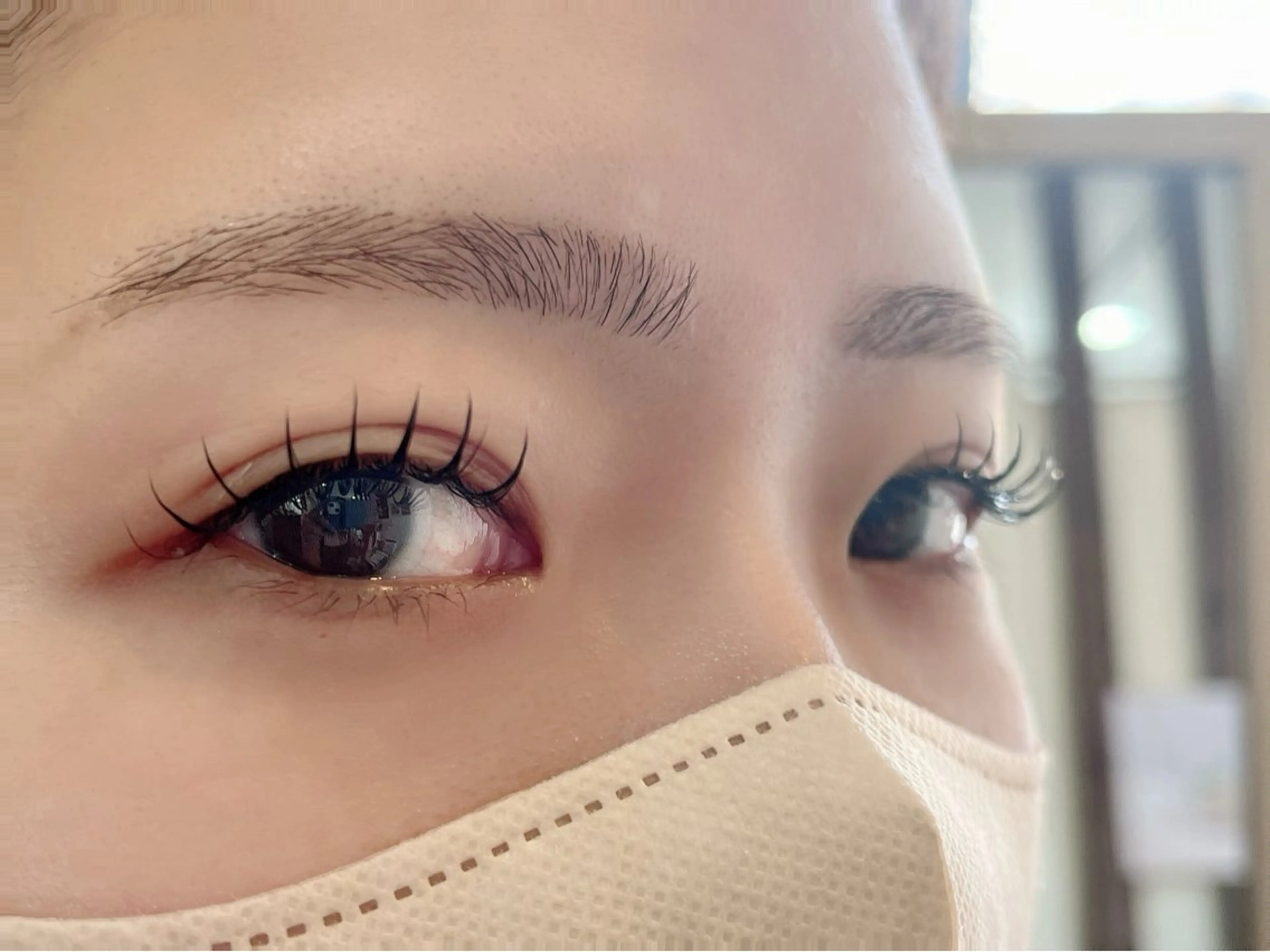 マツエク・マツパ 束感まつ毛 フラットラッシュ 髪処知会サロン内　can eyelash beauty所属・caneyelash beautyのマツエク・マツパデザイン