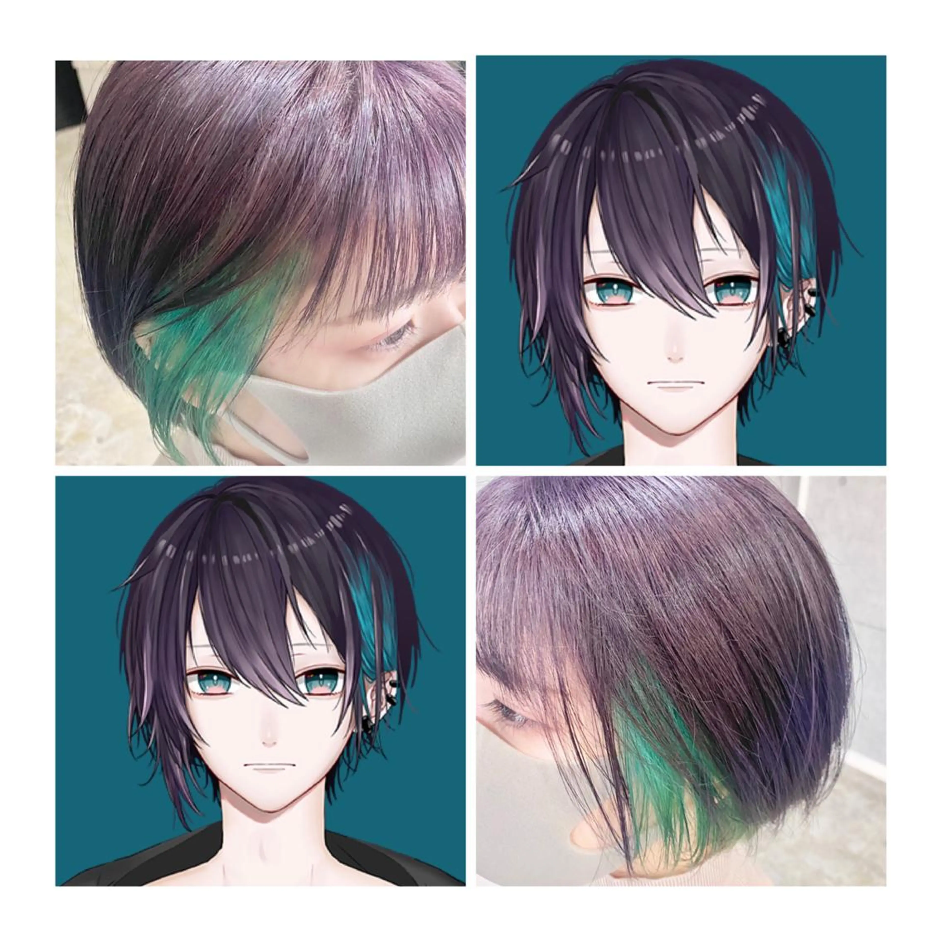 ショート カラー GARU-ガル-所属・TSUNO🦖 派手髪/オタク美容師のヘアスタイル