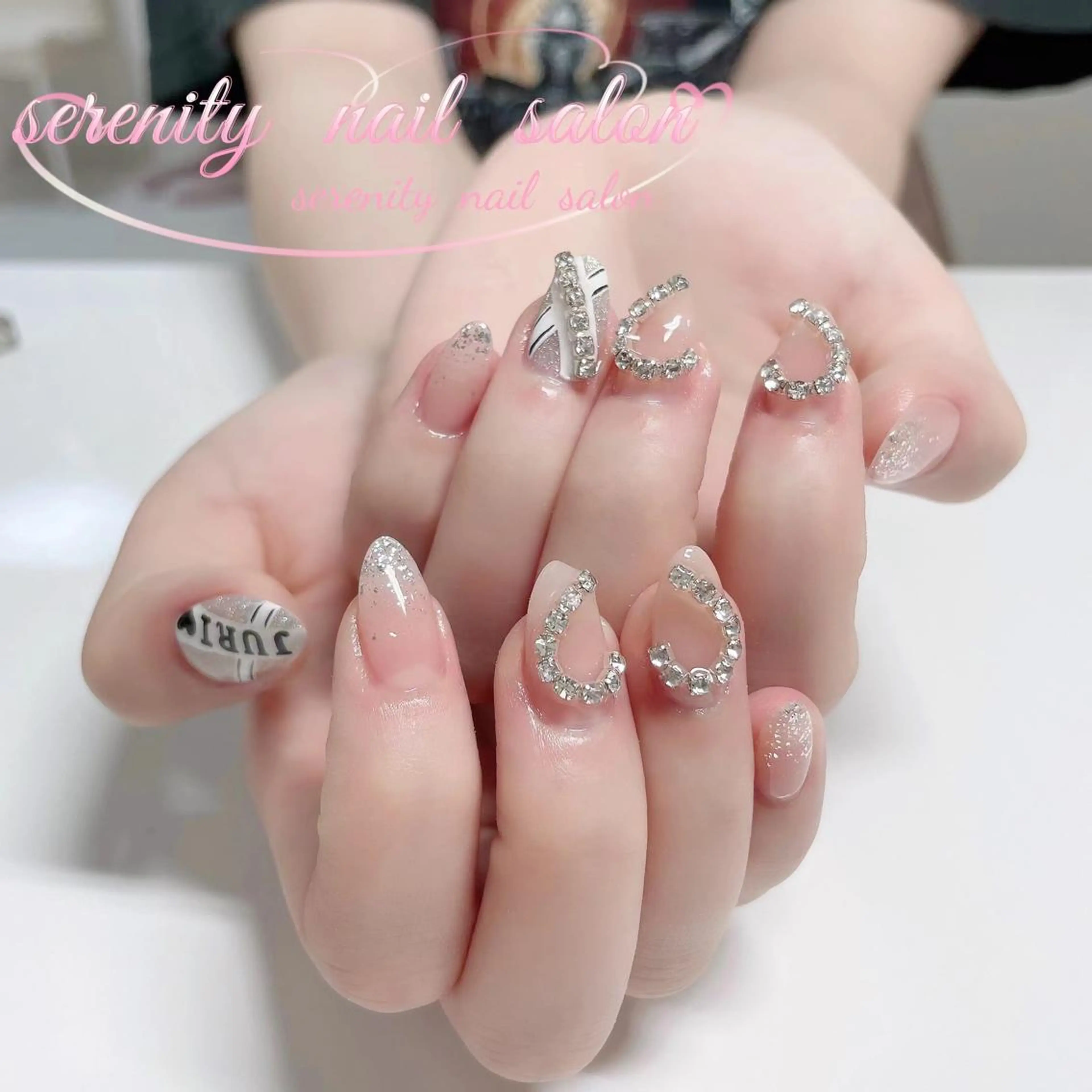 ネイル ハンドネイル ハンドケア ✨Serenity ワンホンネイルのネイルデザイン