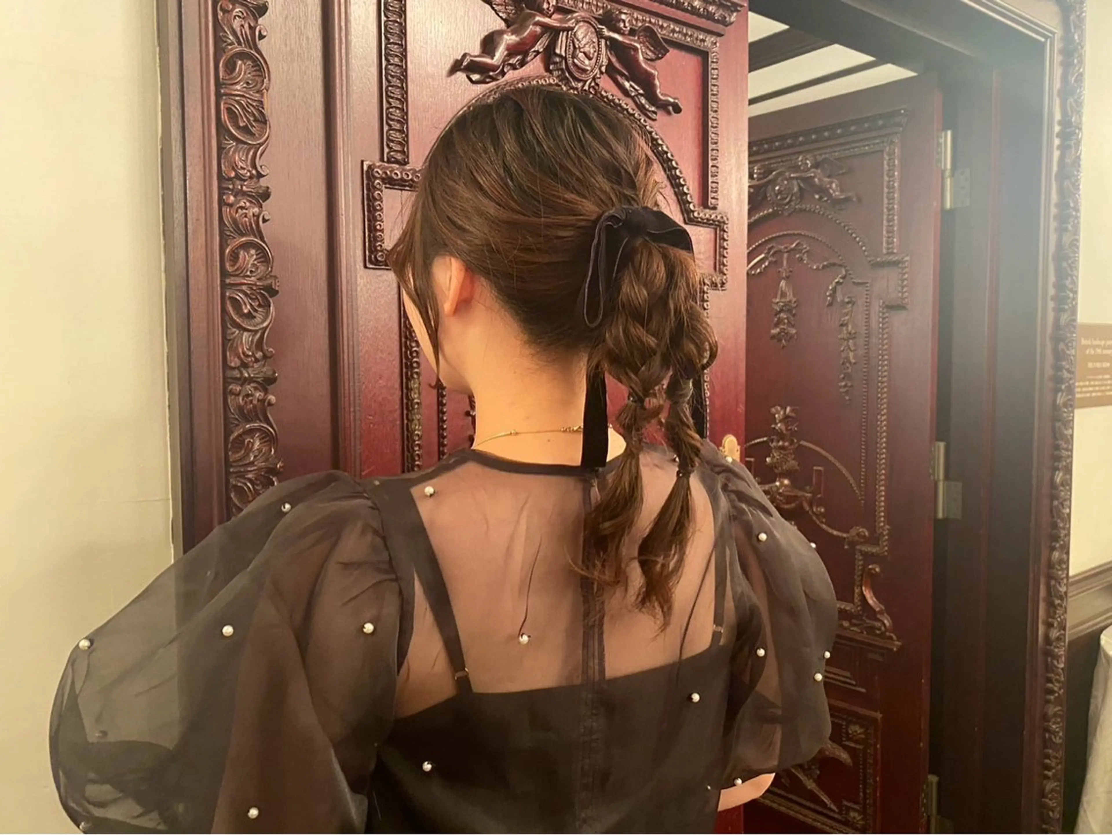 ミディアム ヘアアレンジ CReO所属・久保 璃々花のヘアスタイル