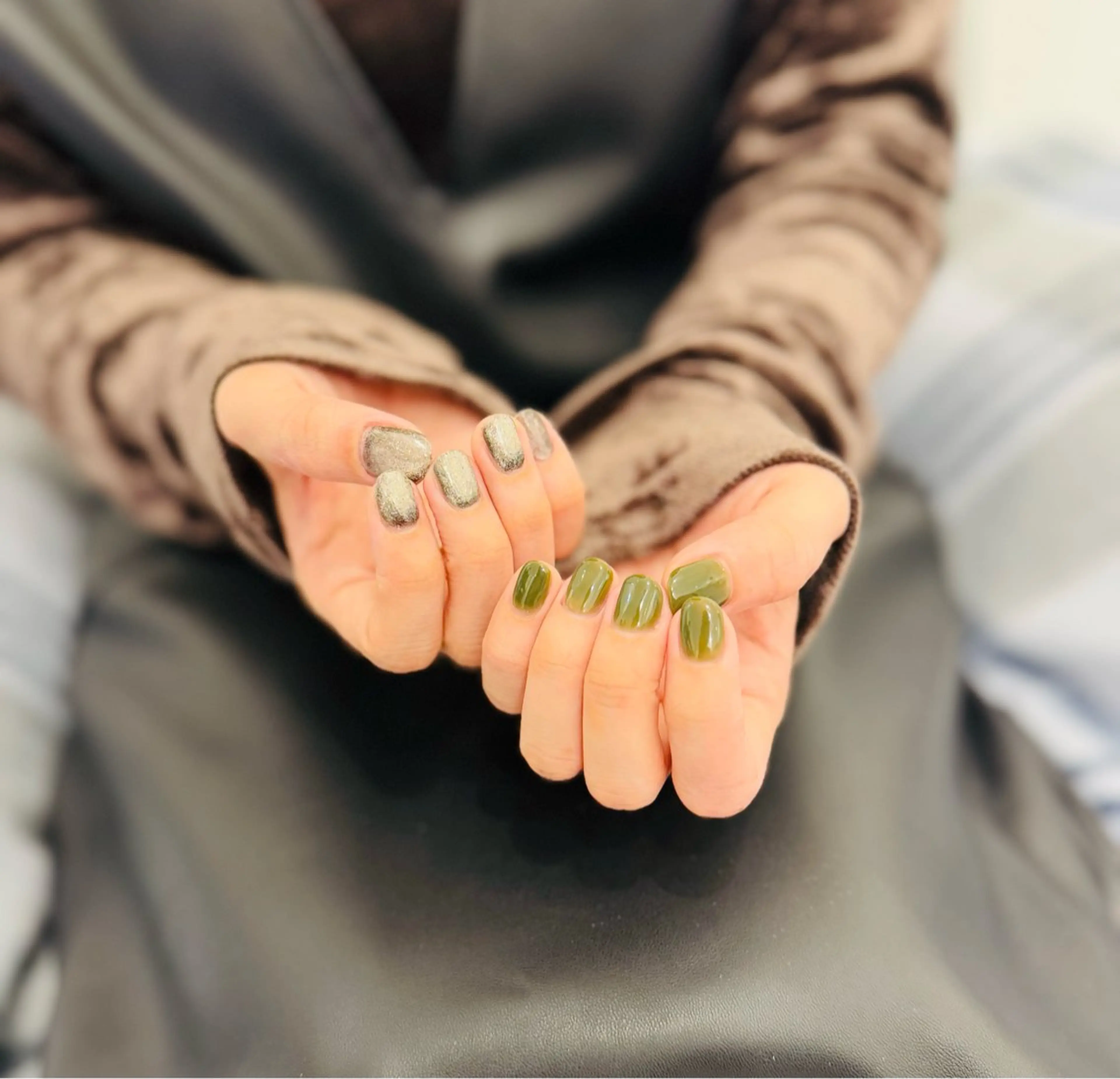 メンズ ネイル マグネットネイル メンズネイル ワンカラーネイル マイムネイル所属・MIMnail Jr ネイリストのネイルデザイン