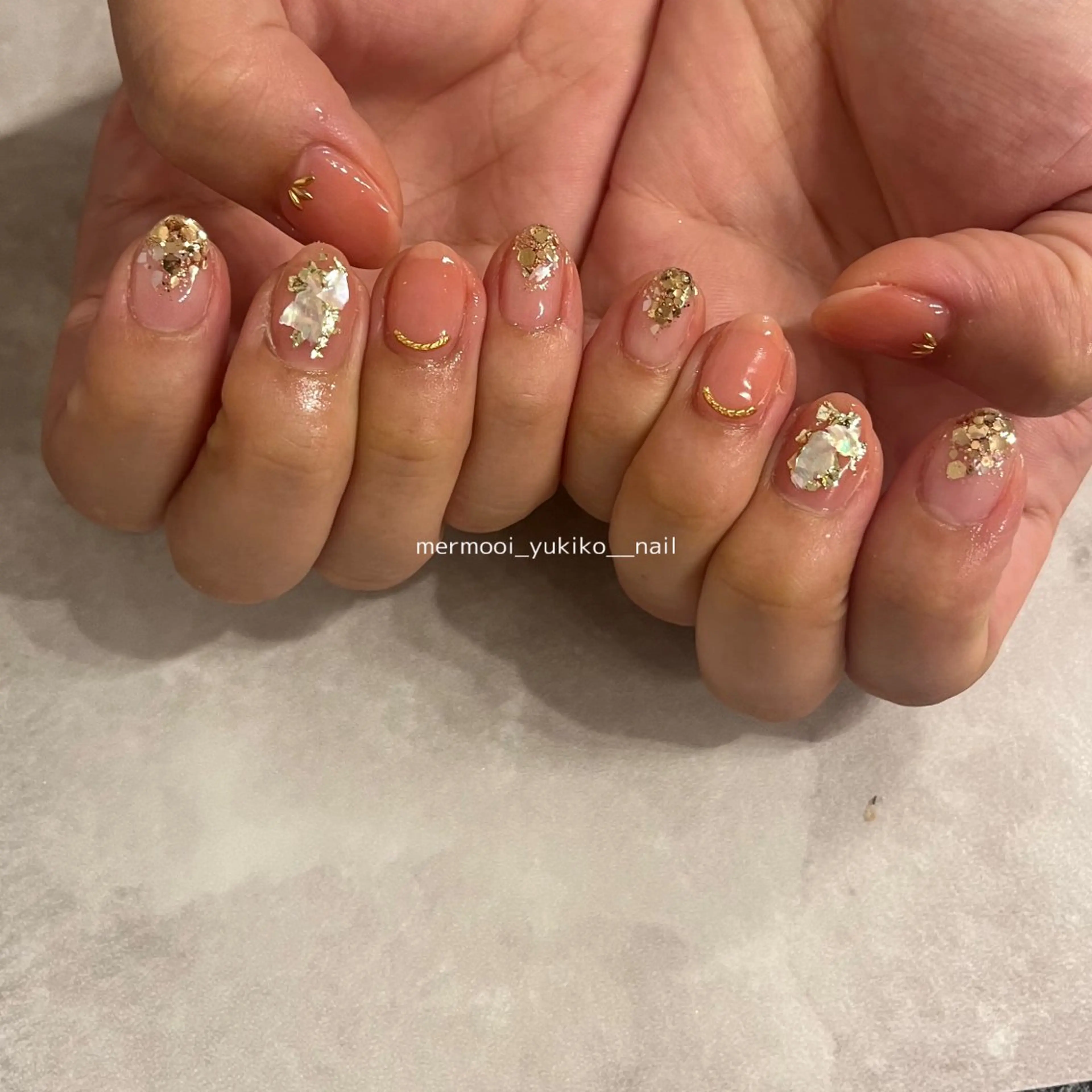 ネイル ニュアンスネイル ハンドネイル melu所属・melu yukikoのネイルデザイン