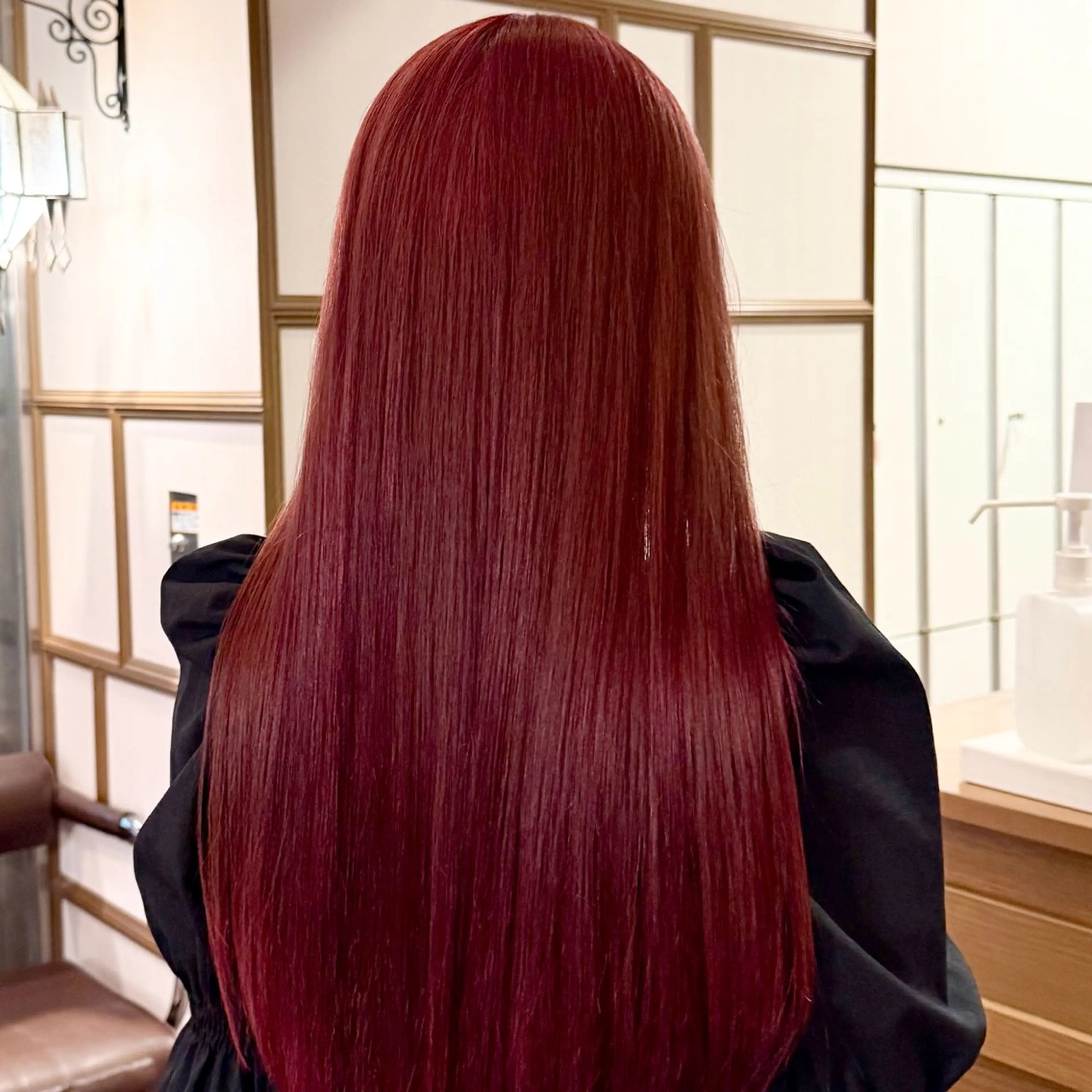 ロング カラー ヘアカラー なかやま みおのヘアスタイル