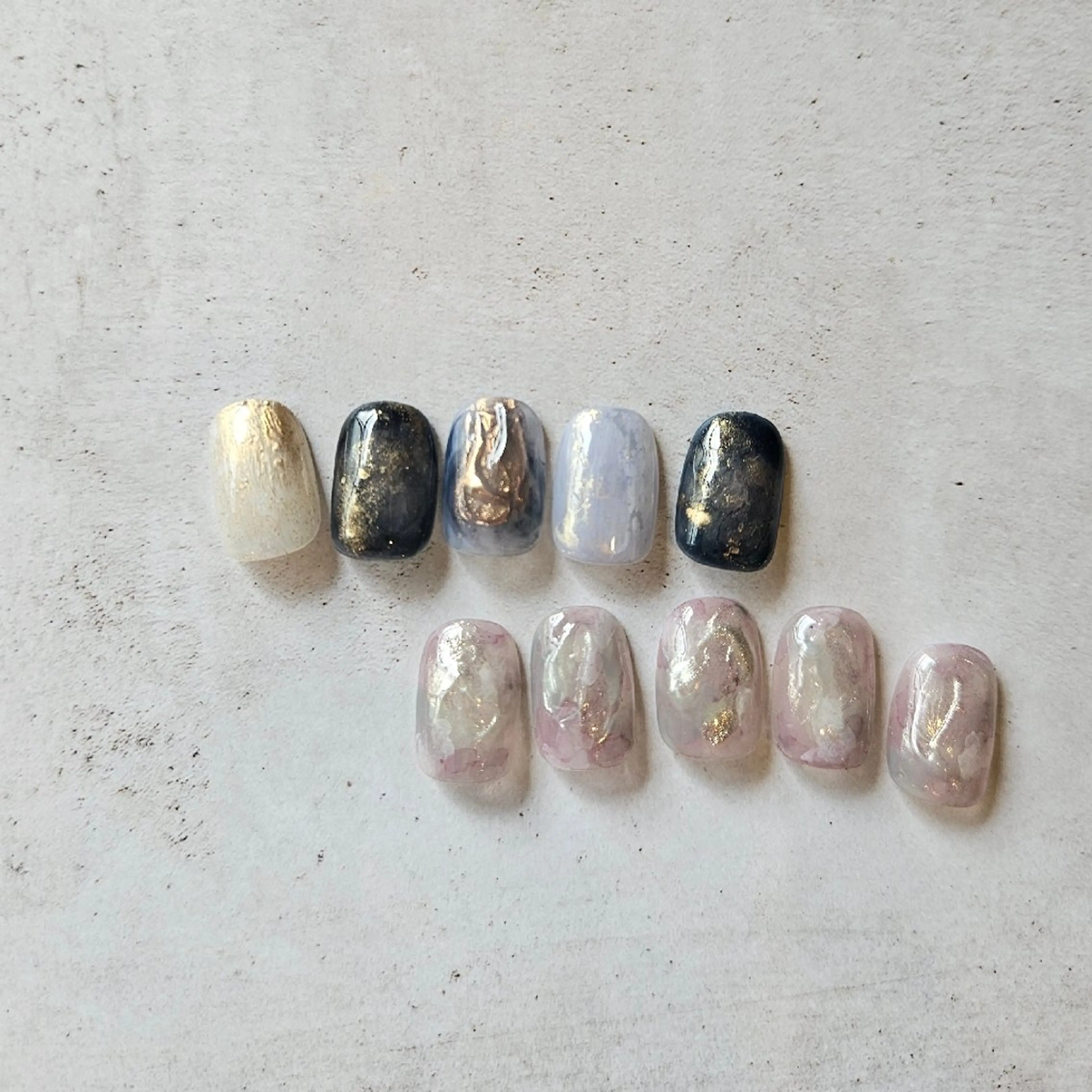 ネイル ジェルネイル ニュアンスネイル パラジェル 春ネイル バレンタイン ハンドネイル Nailsalon manoのネイルデザイン