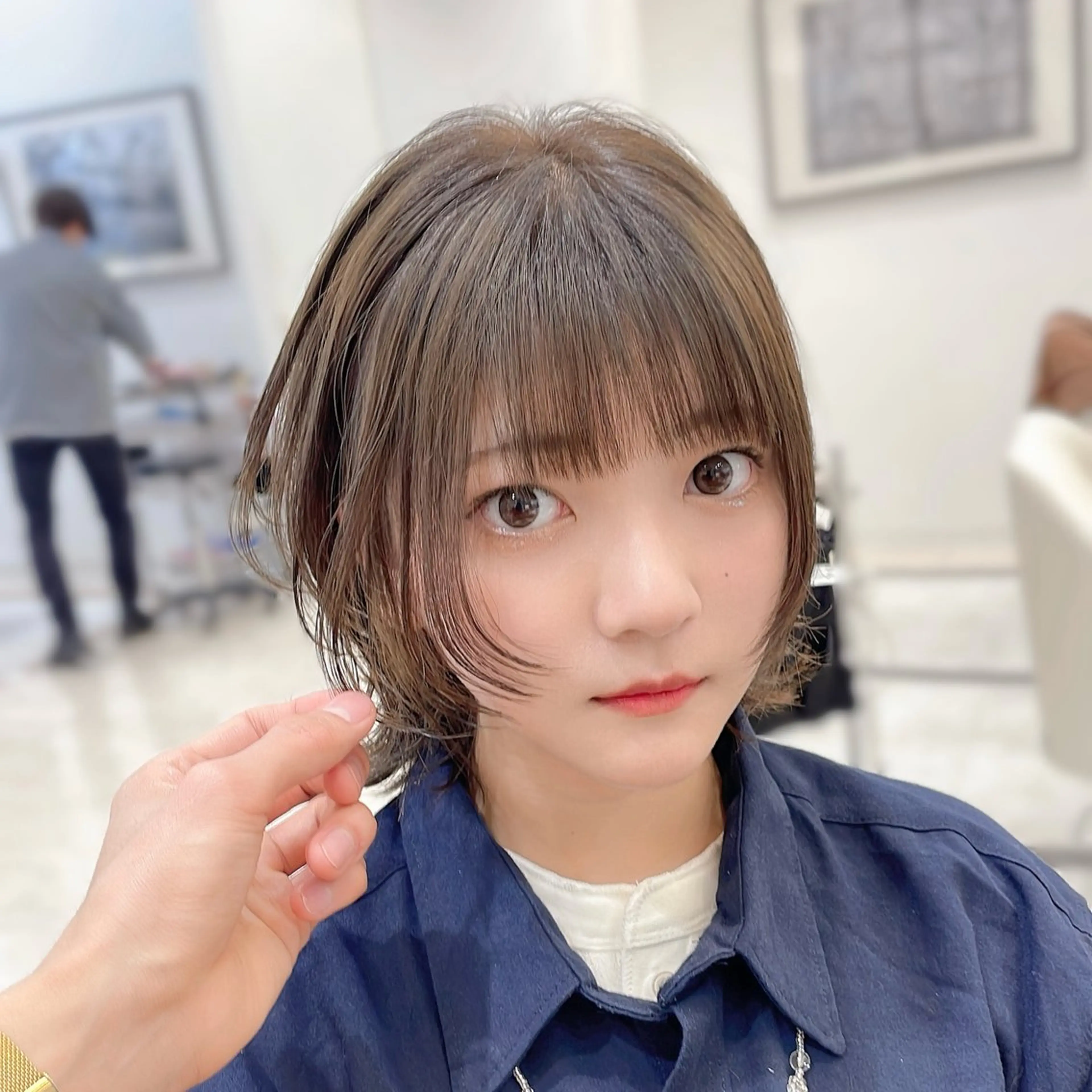 ミディアム カット トリートメント ガレリアエレガンテ栄店所属・ウルフカット/ ハッシュカット/山路のヘアスタイル