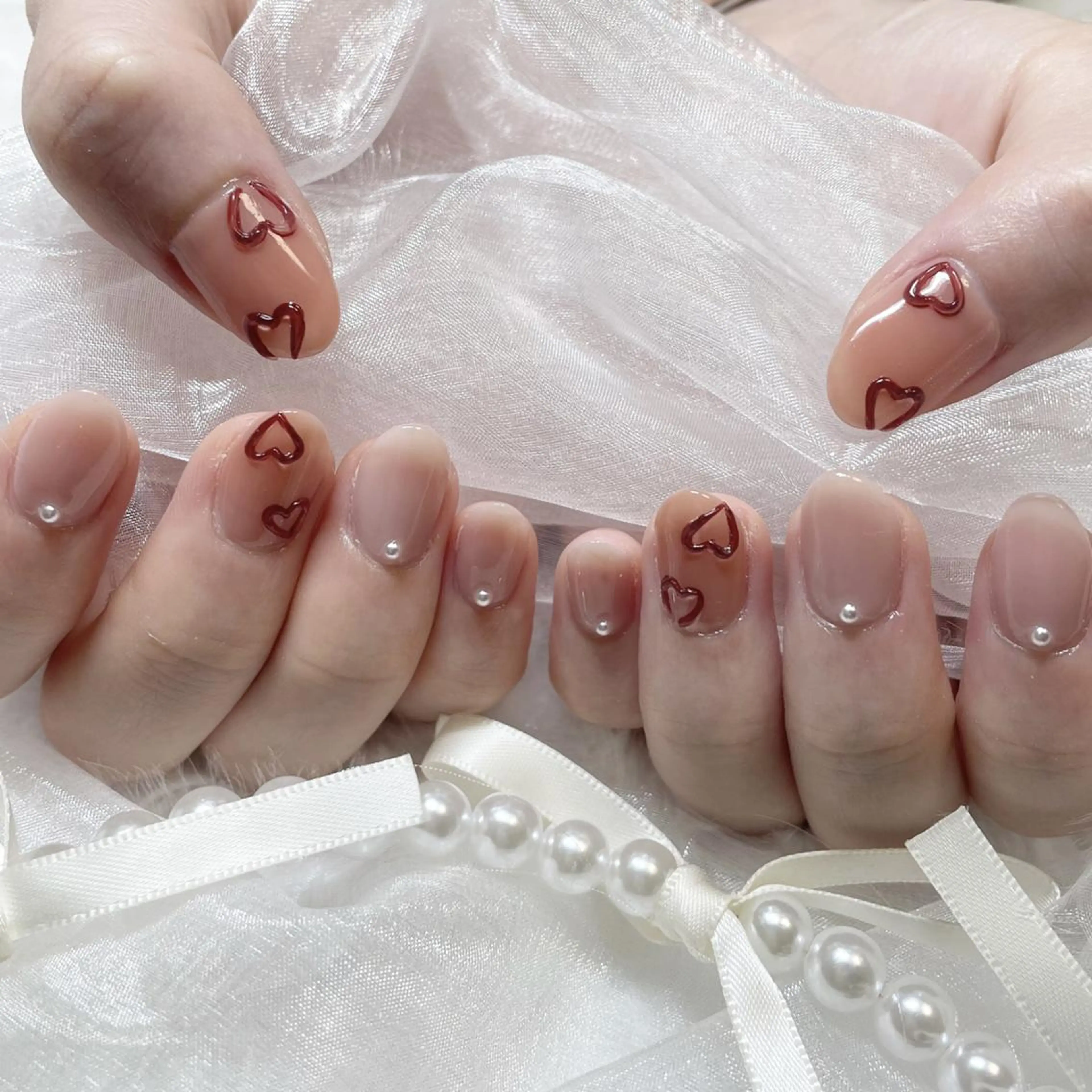 ハンド60分やり放題メニュー💖💖（オフ有）デザイン片手1~2本ずつの写真