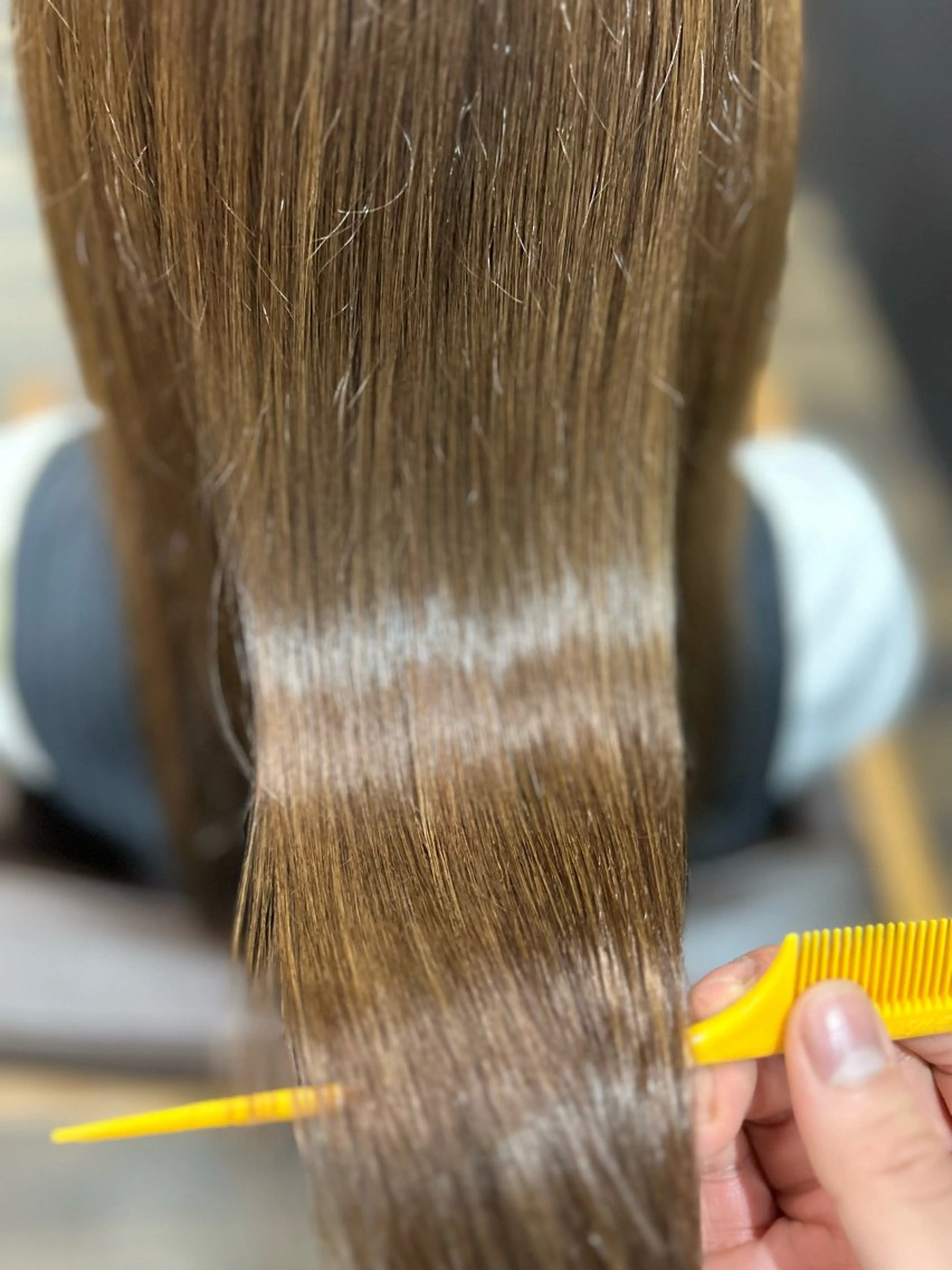 ロング パーマ 縮毛矯正 ストレートパーマ フルヤ タクミのヘアスタイル