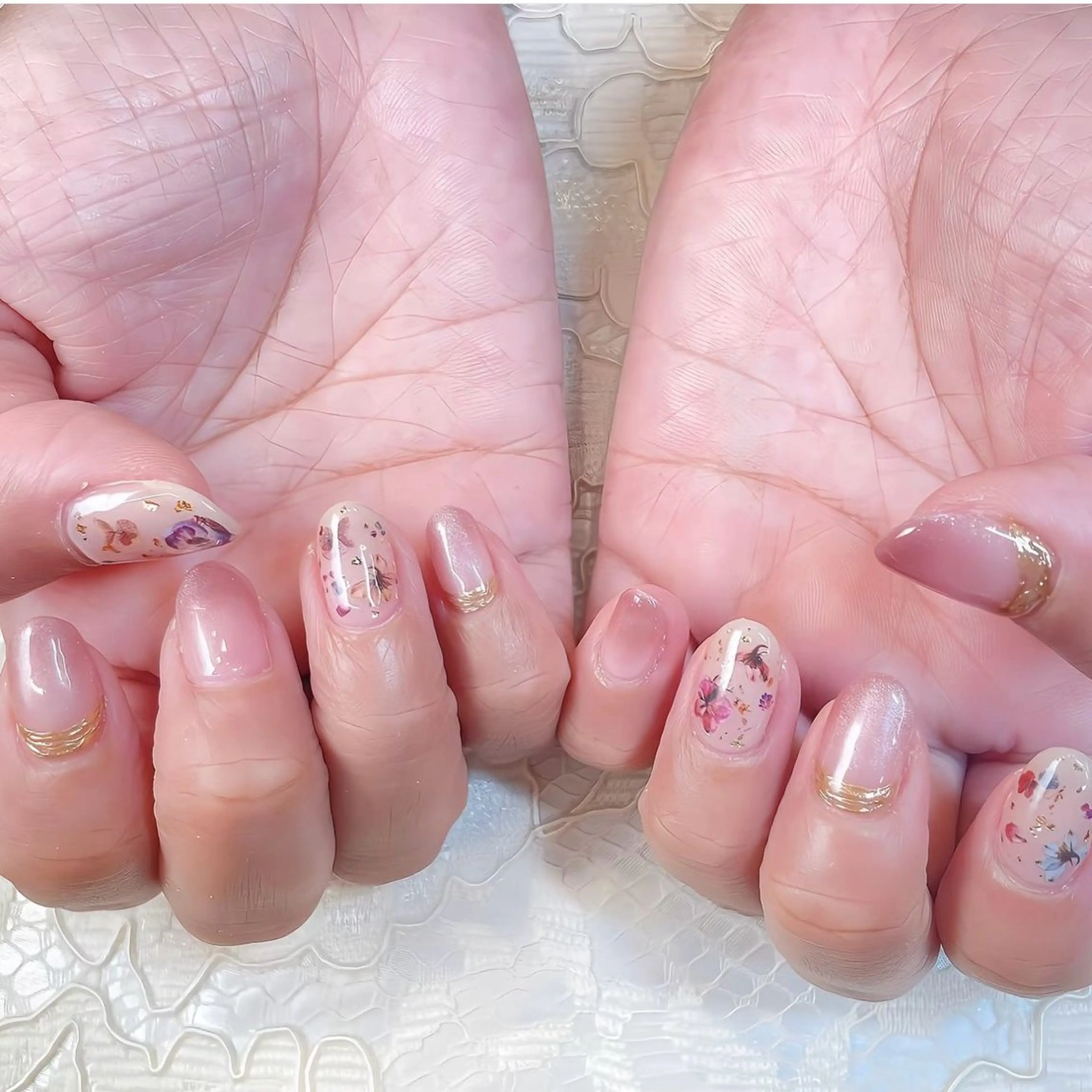 ネイル Aube Nail 佐藤のネイルデザイン