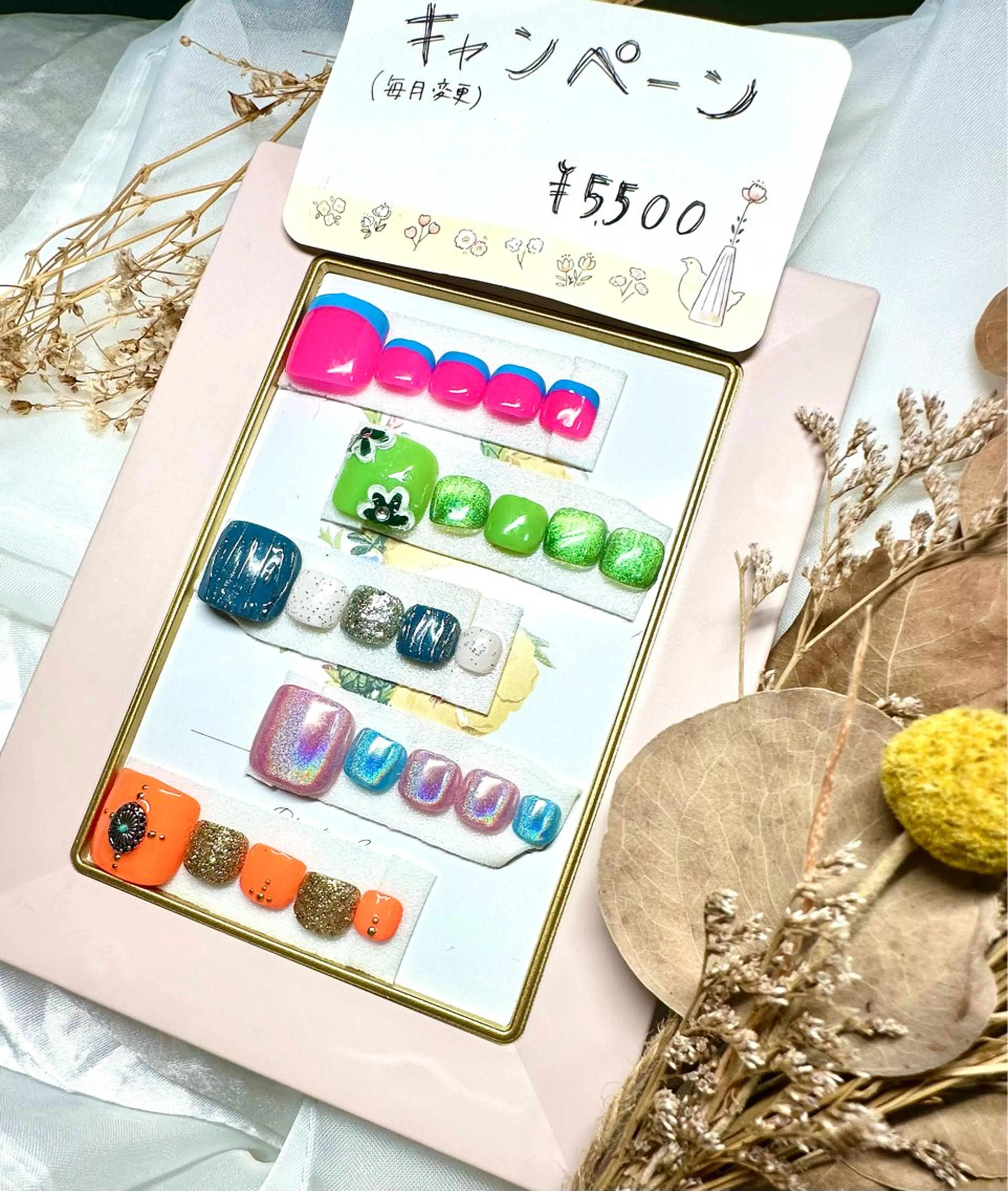 ネイル フットネイル -yuu-所属・Lino ﾟのネイルデザイン