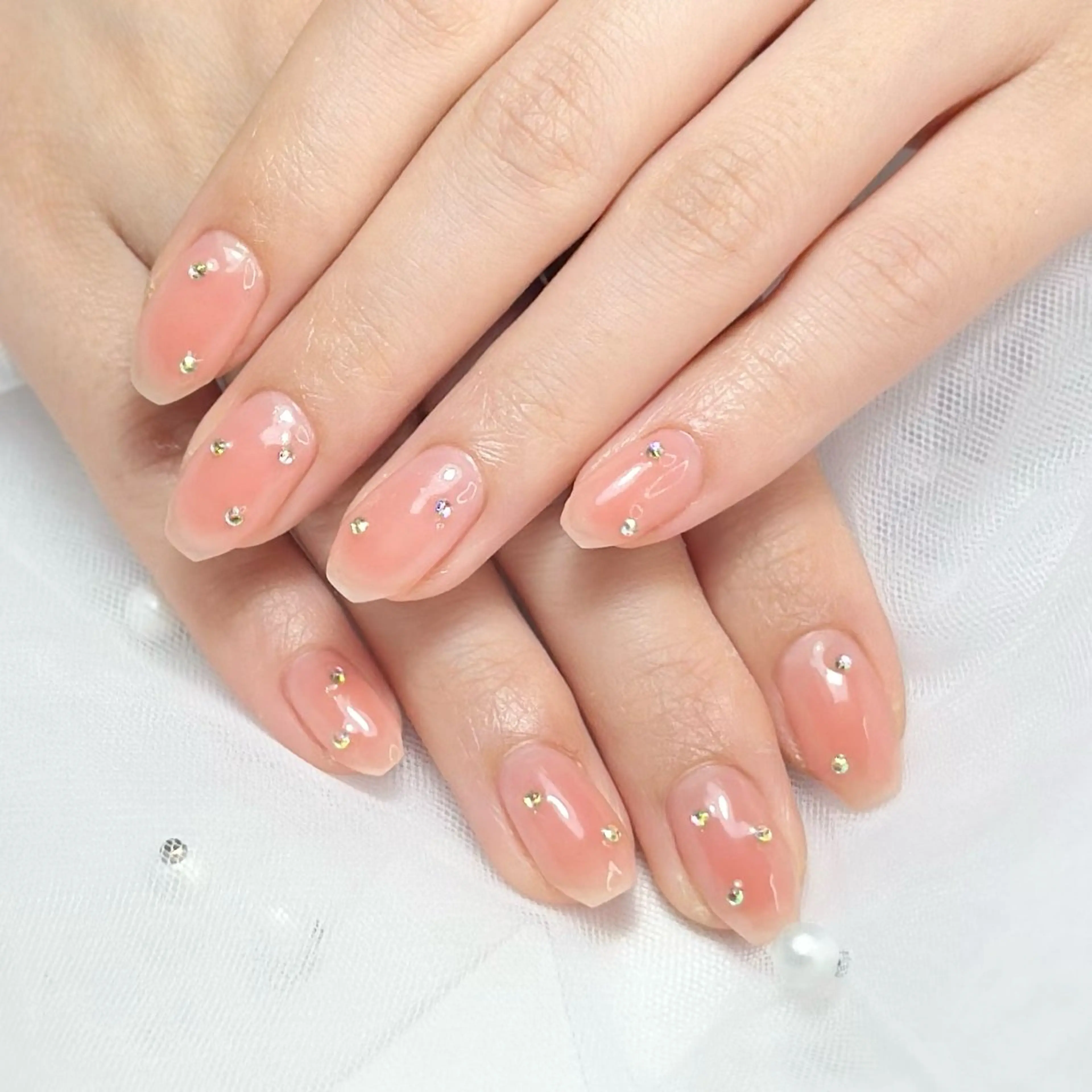 【オフなし・ケア込み】ハンド チークネイルの写真