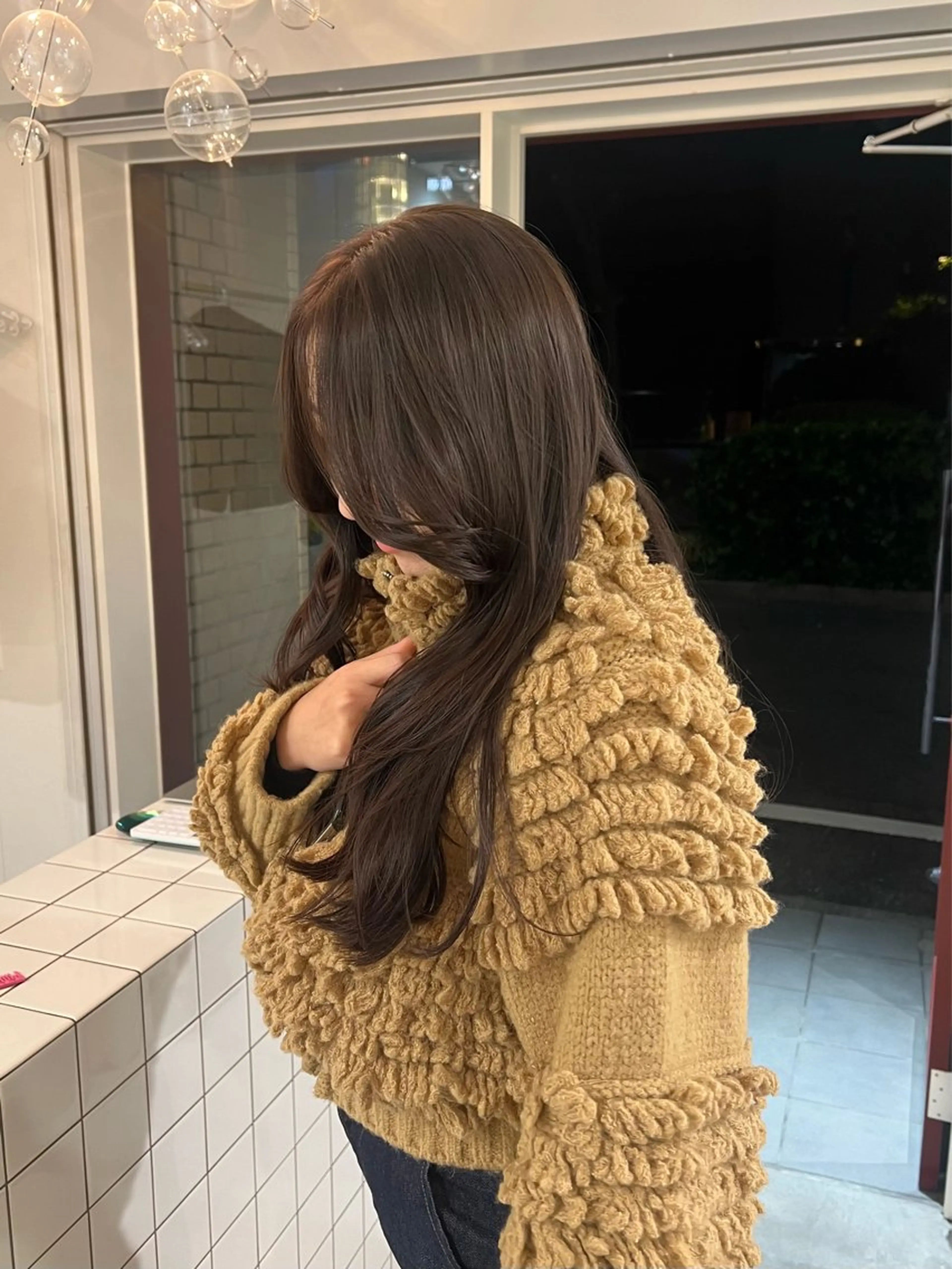 髪質改善カラー+レディース限定カット＋高保湿3ステップトリートメントの写真