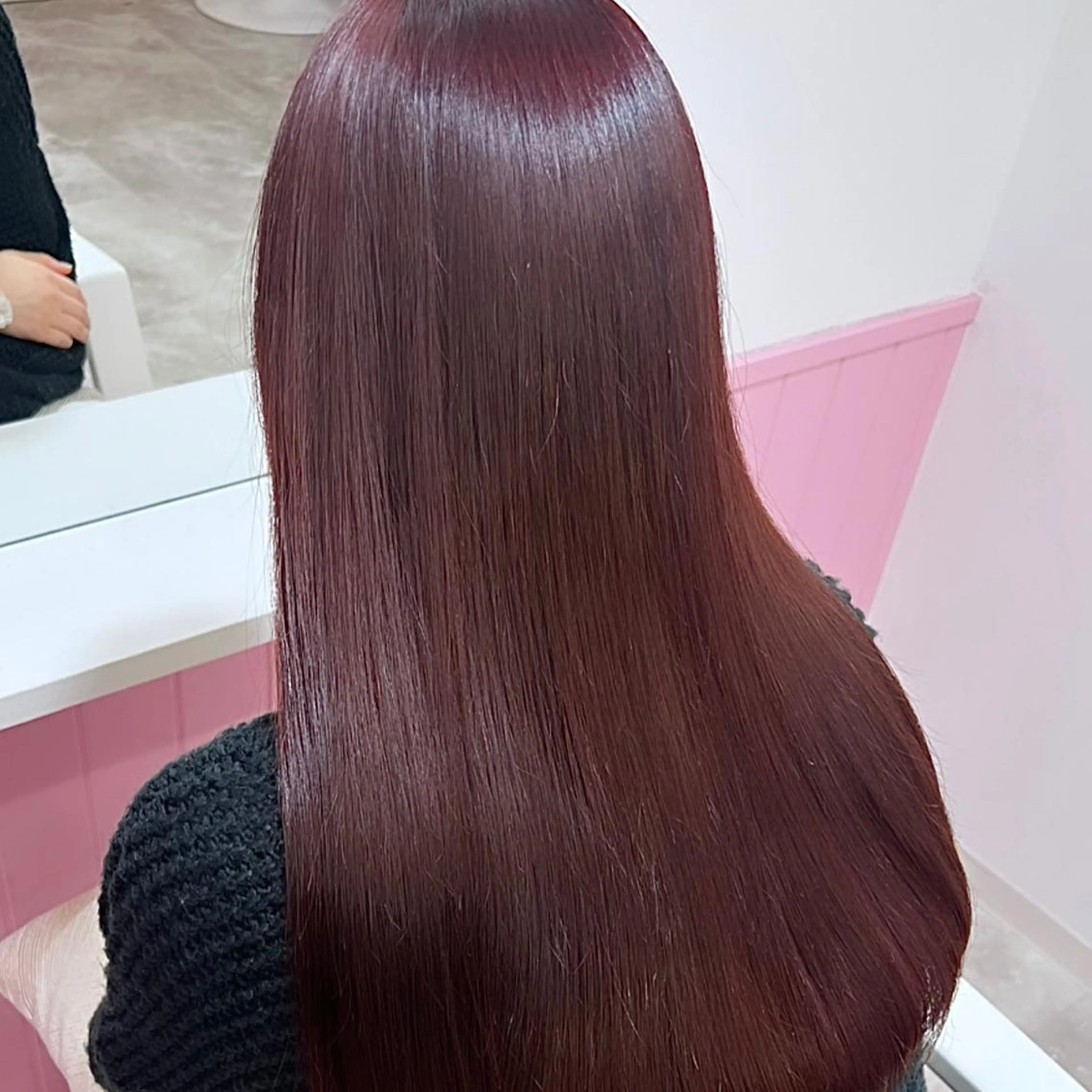 ロング 縮毛矯正 梅田/韓国ヘア/ エクステ🤖ヒナのヘアスタイル