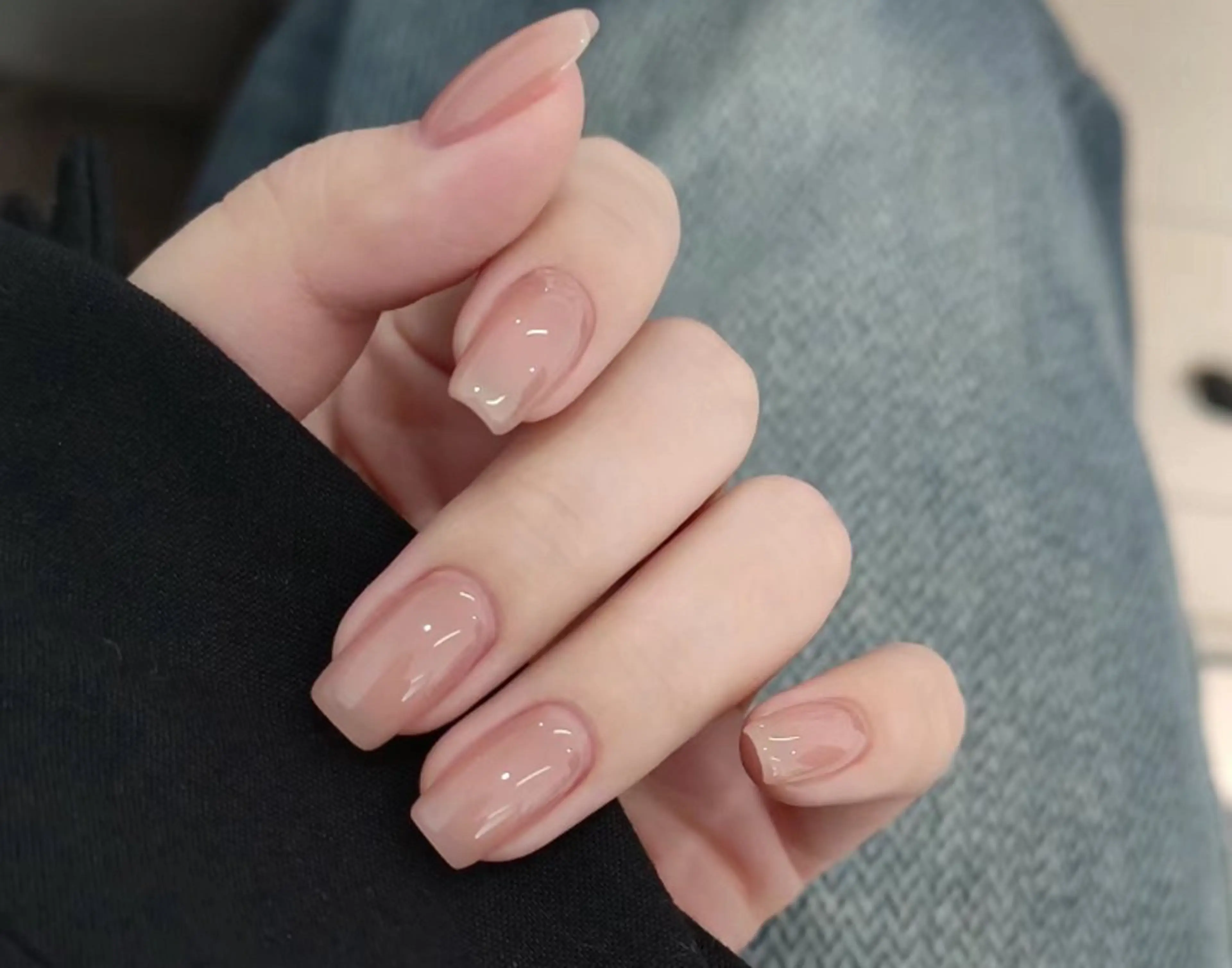 ネイル 韓国ネイル ワンカラーネイル ワンホンネイル ハンドネイル JJ nail salonのネイルデザイン