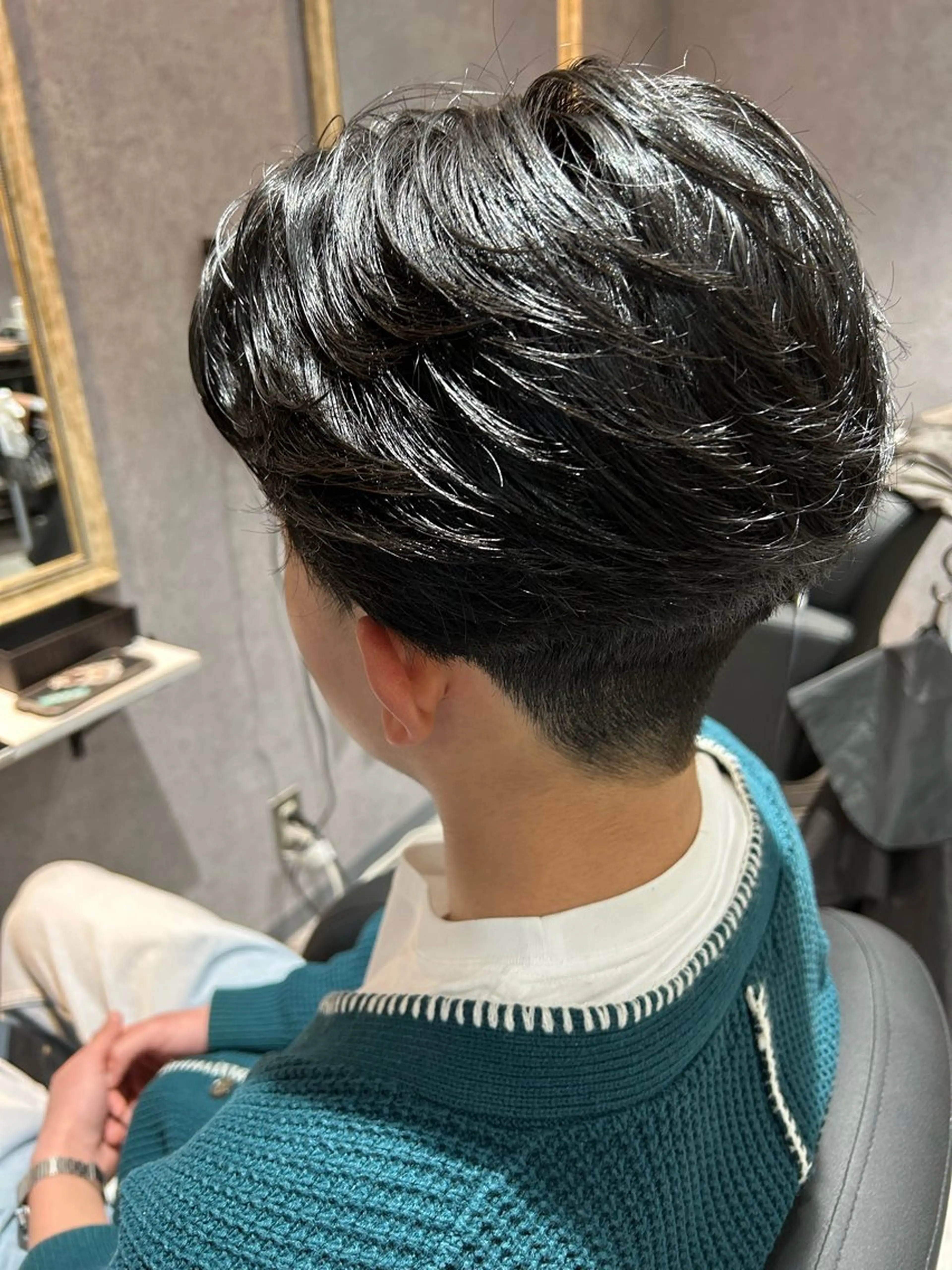 ショート パーマ メンズ IwAsh 鶴ヶ峰所属・✨ショートスタイル✨ 山本のヘアスタイル