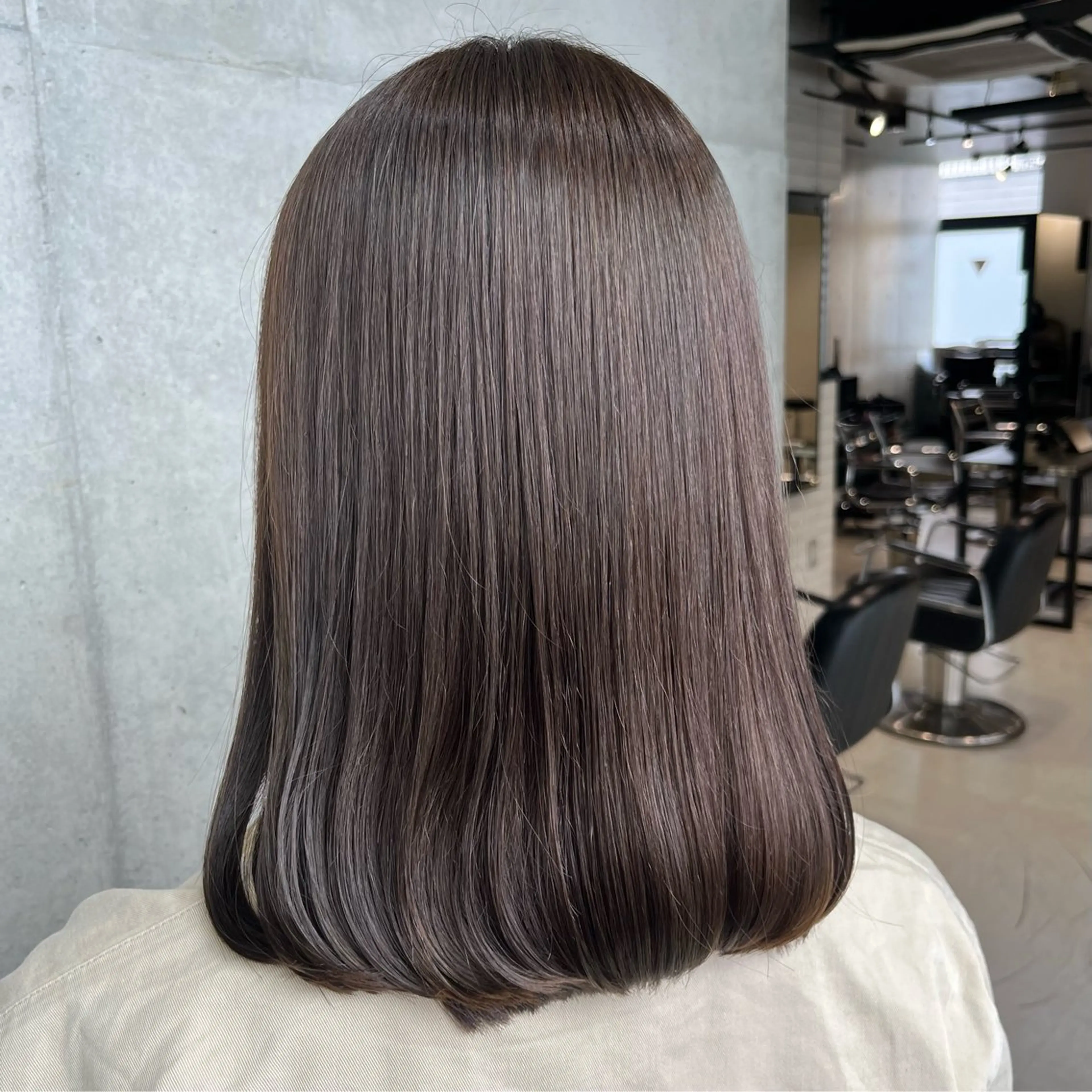 ミディアム ヘアカラー Luont所属・aren ／透明感colorのヘアスタイル