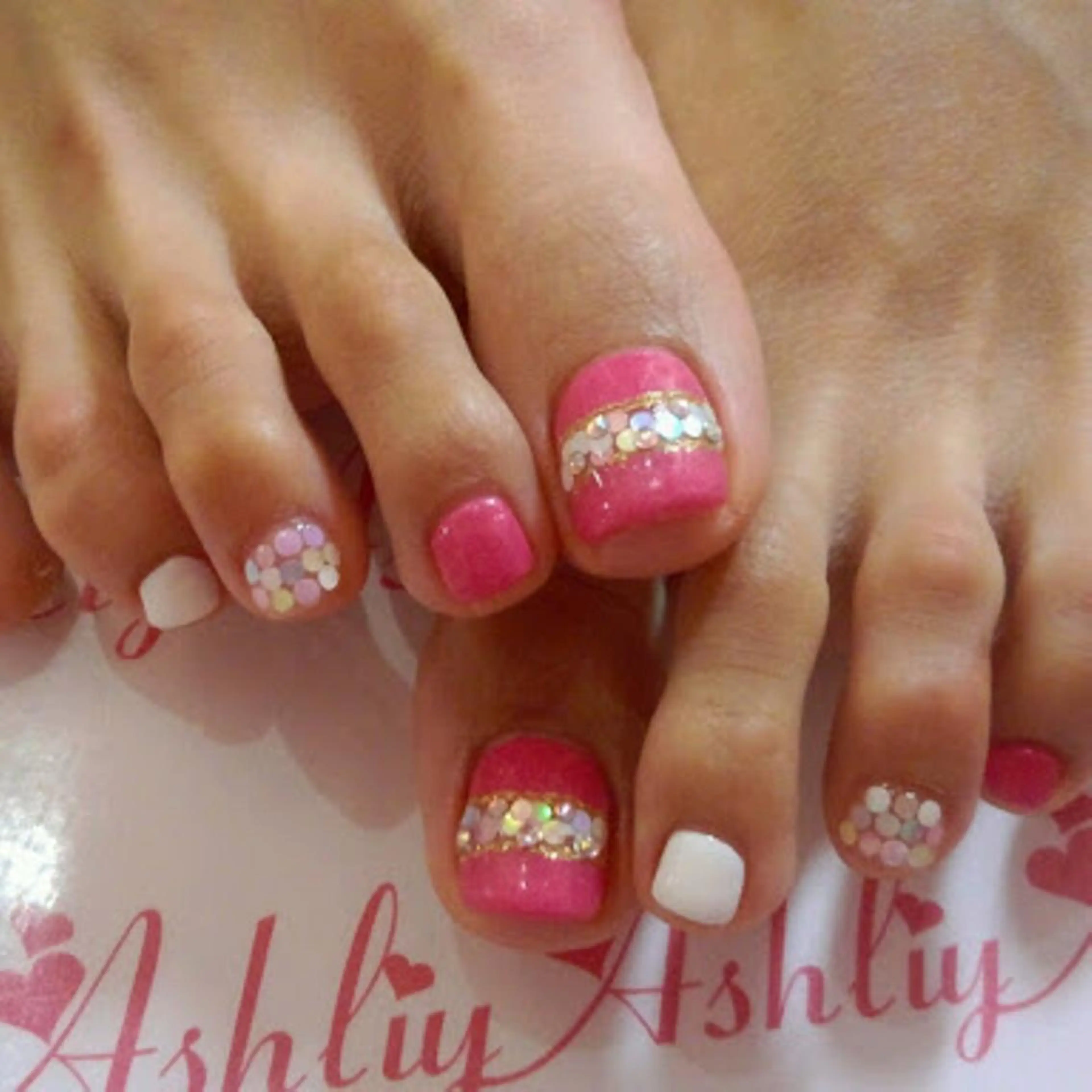 ネイル フットネイル ☆Ashliy☆ Mのネイルデザイン