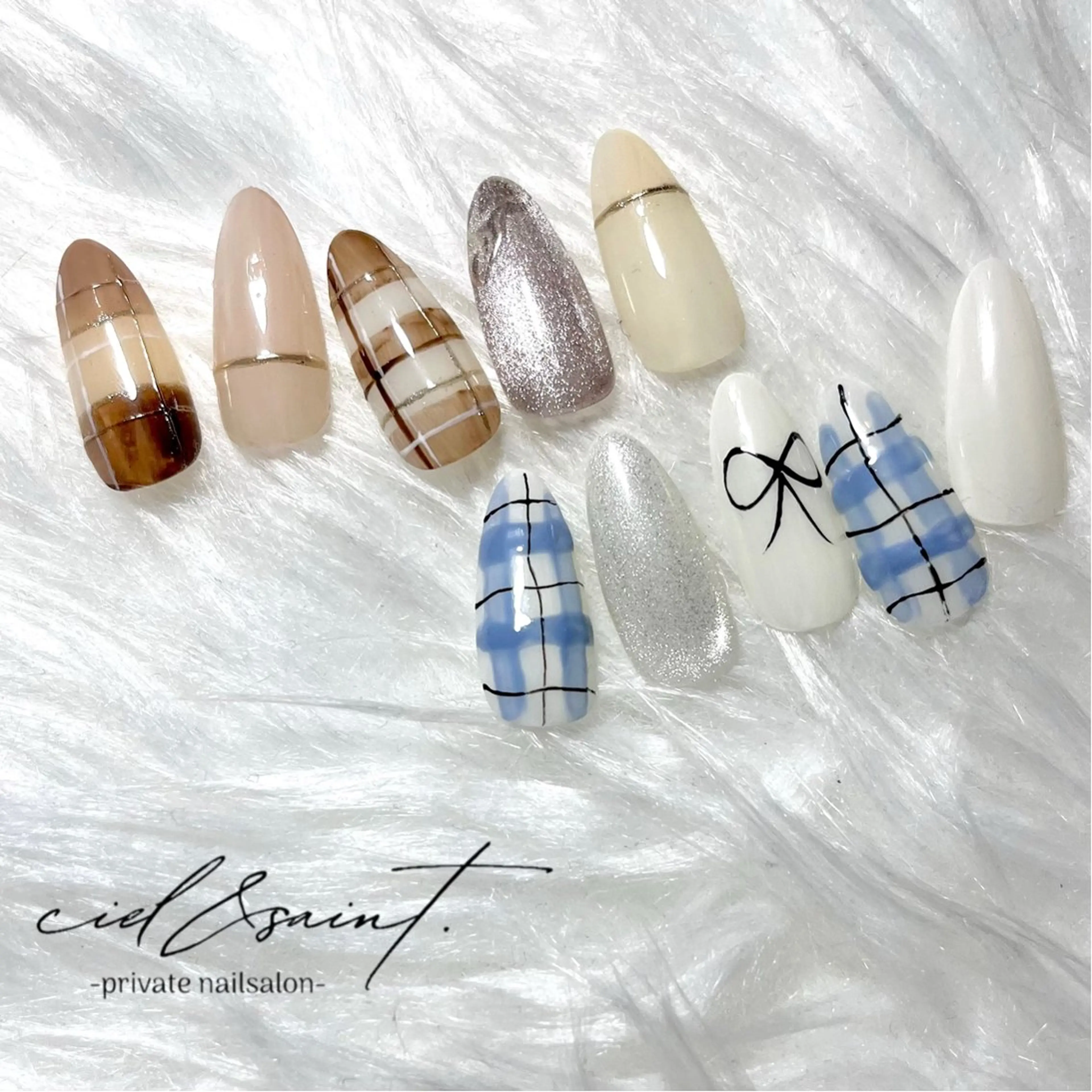 ネイル ハンドネイル nail salon ciel&saintのネイルデザイン