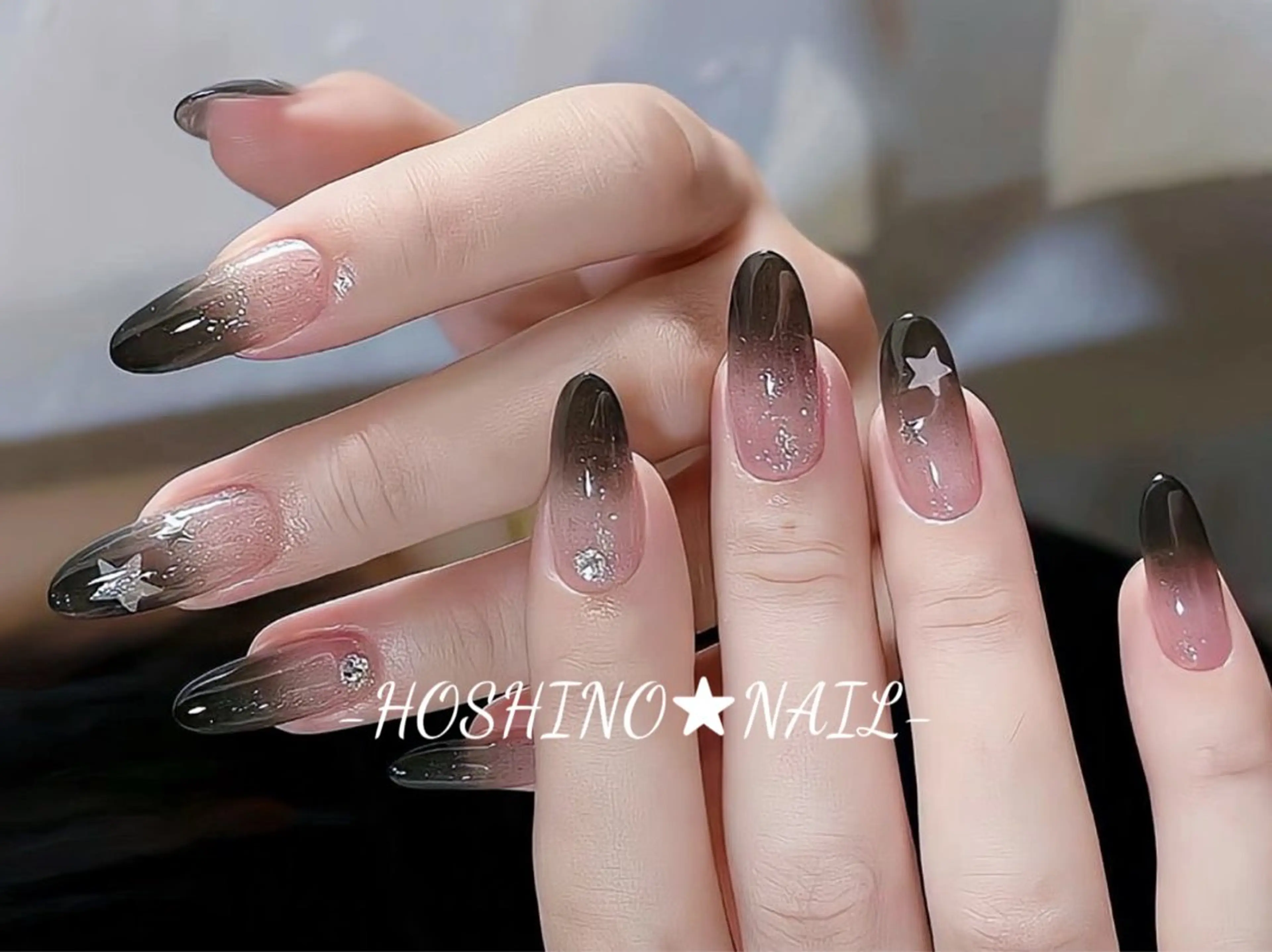 ネイル オーロラネイル チークネイル ドット フットネイル フレンチネイル ハンドネイル ★HOSHINO NAIL★新宿店のネイルデザイン
