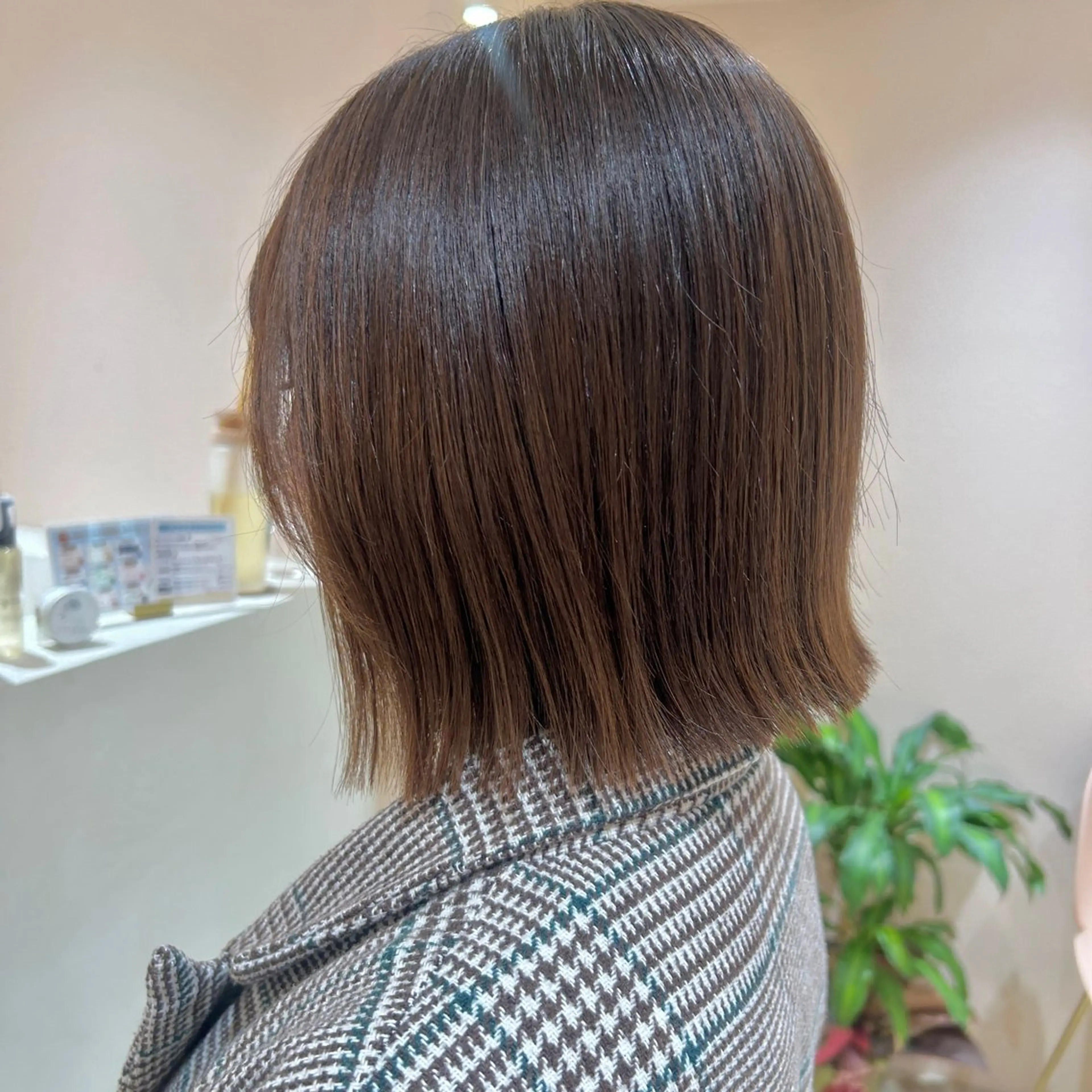 ショート ボブ 韓国風ヘア カット トリートメント ボブ/縮毛矯正特化/ 伊藤　怜のヘアスタイル