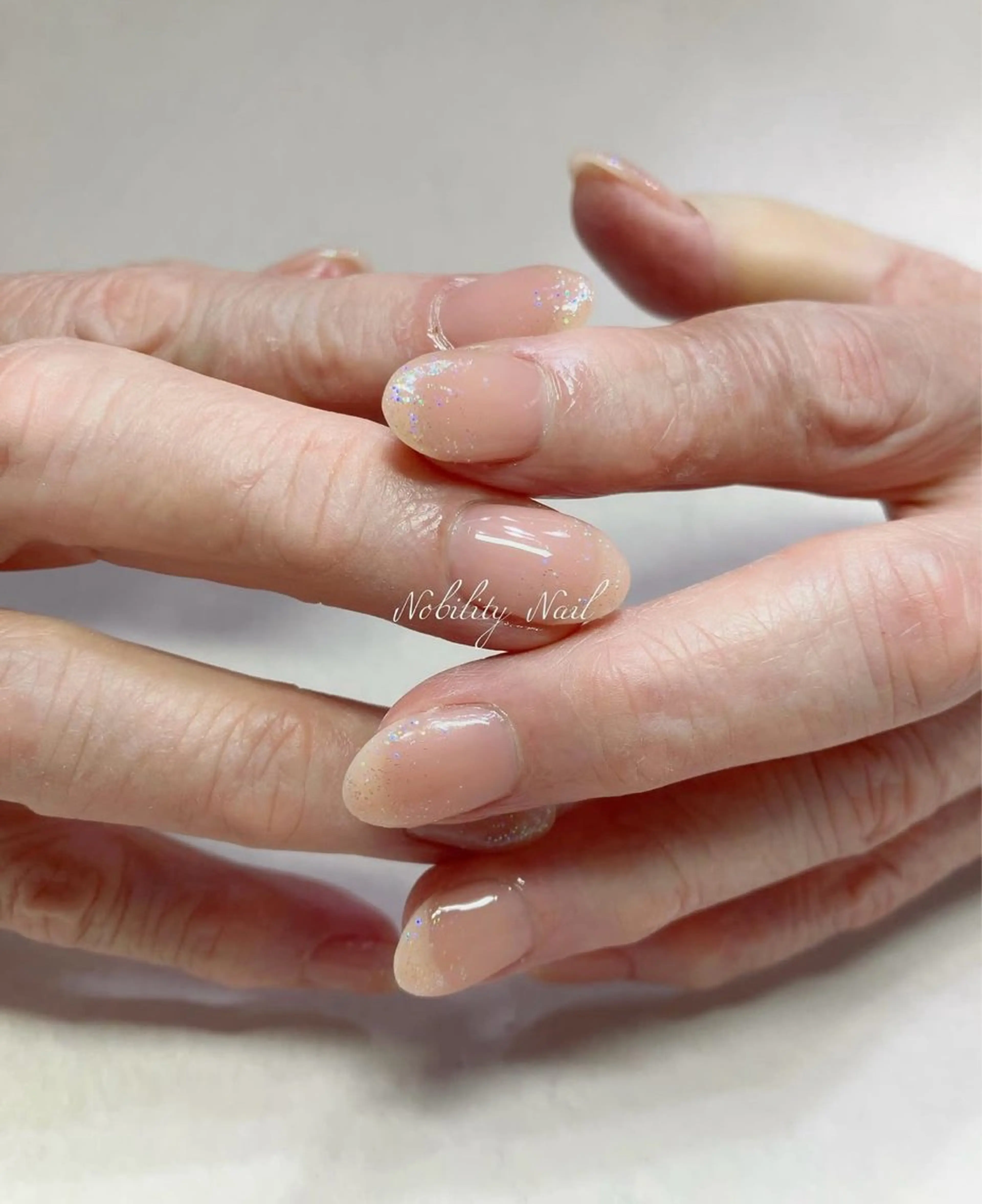 ネイル ジェルネイル ラメ(グリッター) ネイルサロンNobilityNail所属・風口 麻由子のネイルデザイン