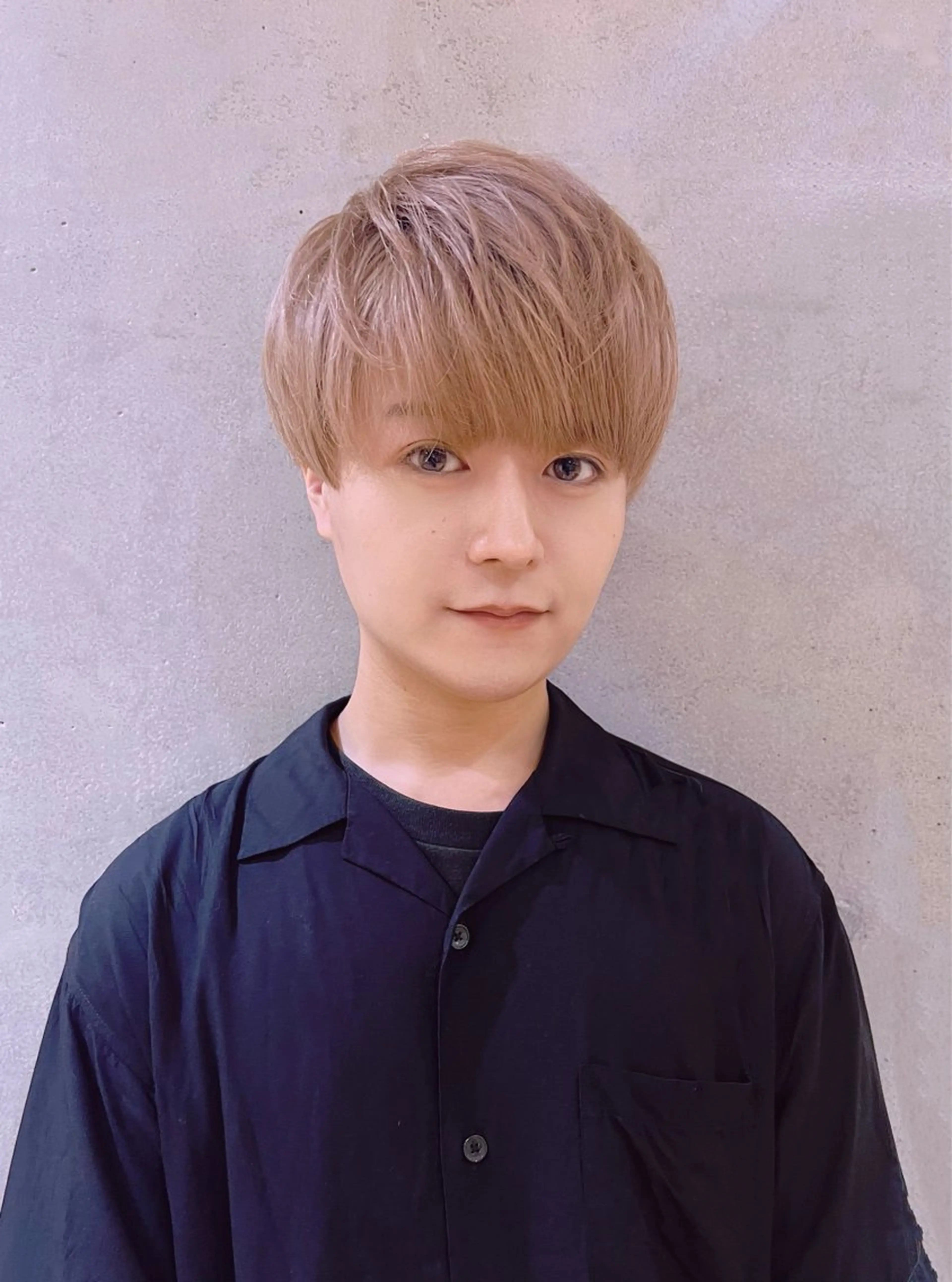 メンズ Say.石川葵 ショートボブ前髪のヘアスタイル