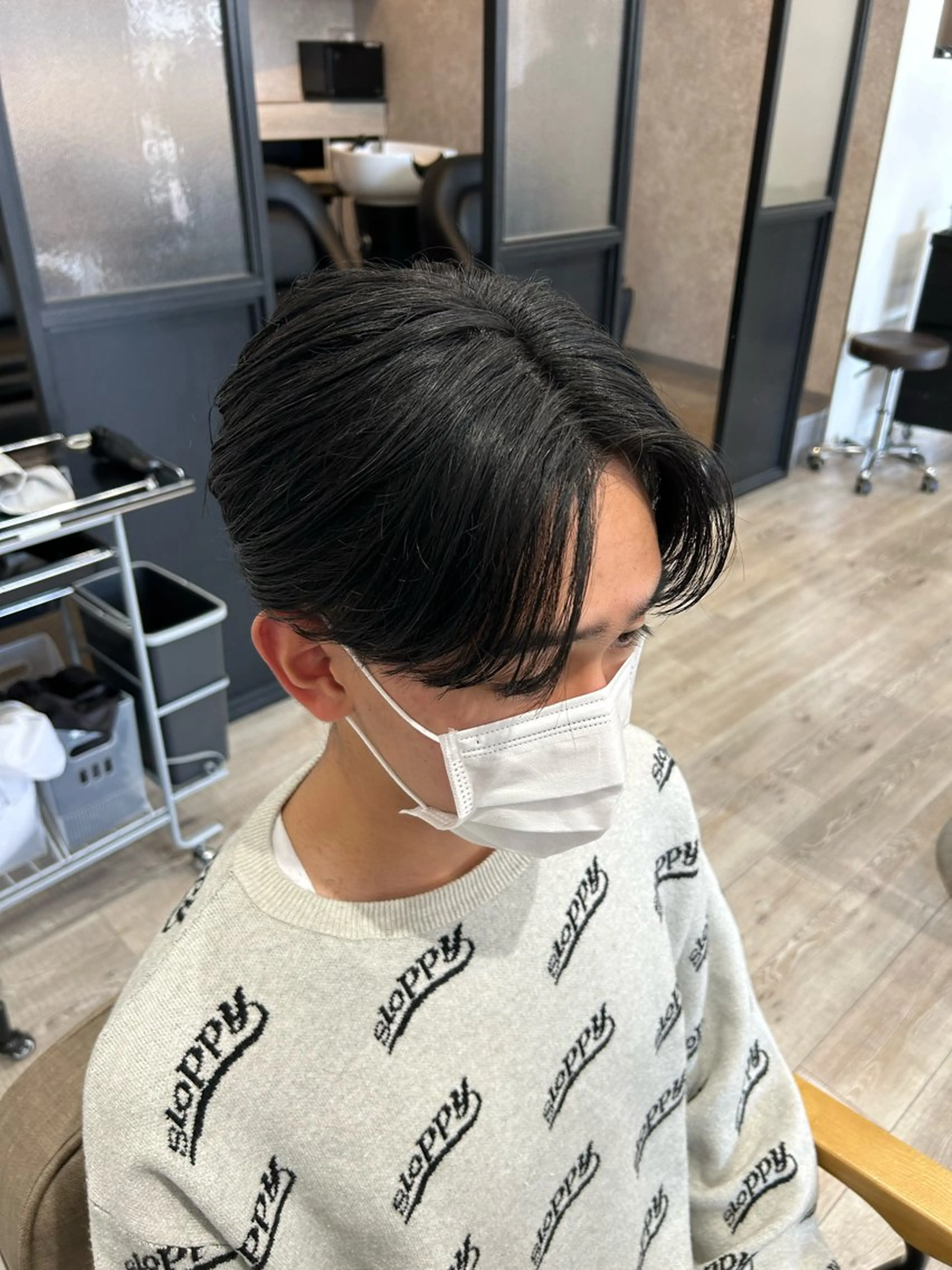 パーマ メンズ メンズパーマ ニュアンスパーマ 奥村 悠晏のヘアスタイル