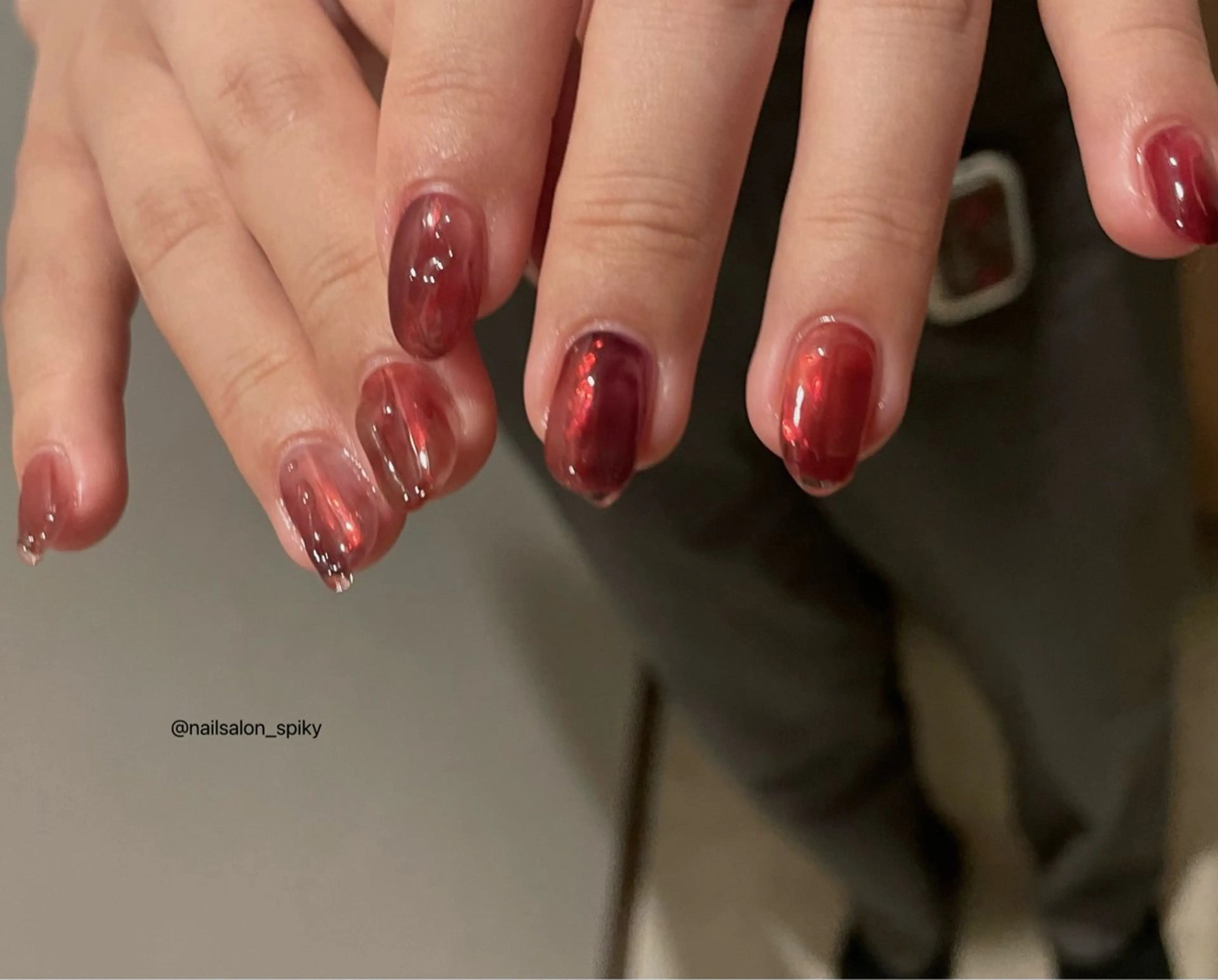 ネイル ハンドネイル Spiky とうげ ふうかのネイルデザイン