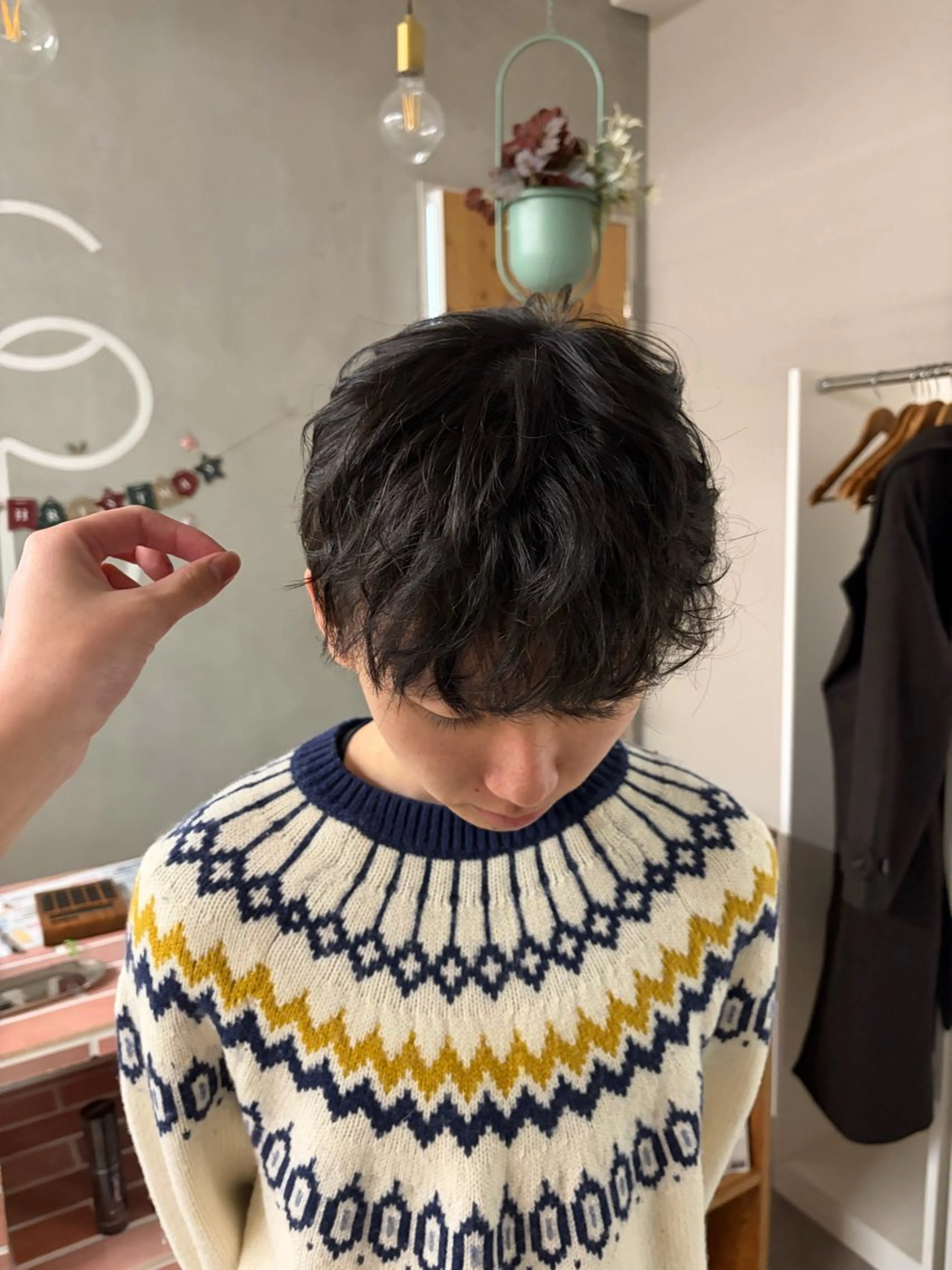 パーマ メンズ カット パーマ 似合わせ特化/レイヤ ーカット/mikuのヘアスタイル