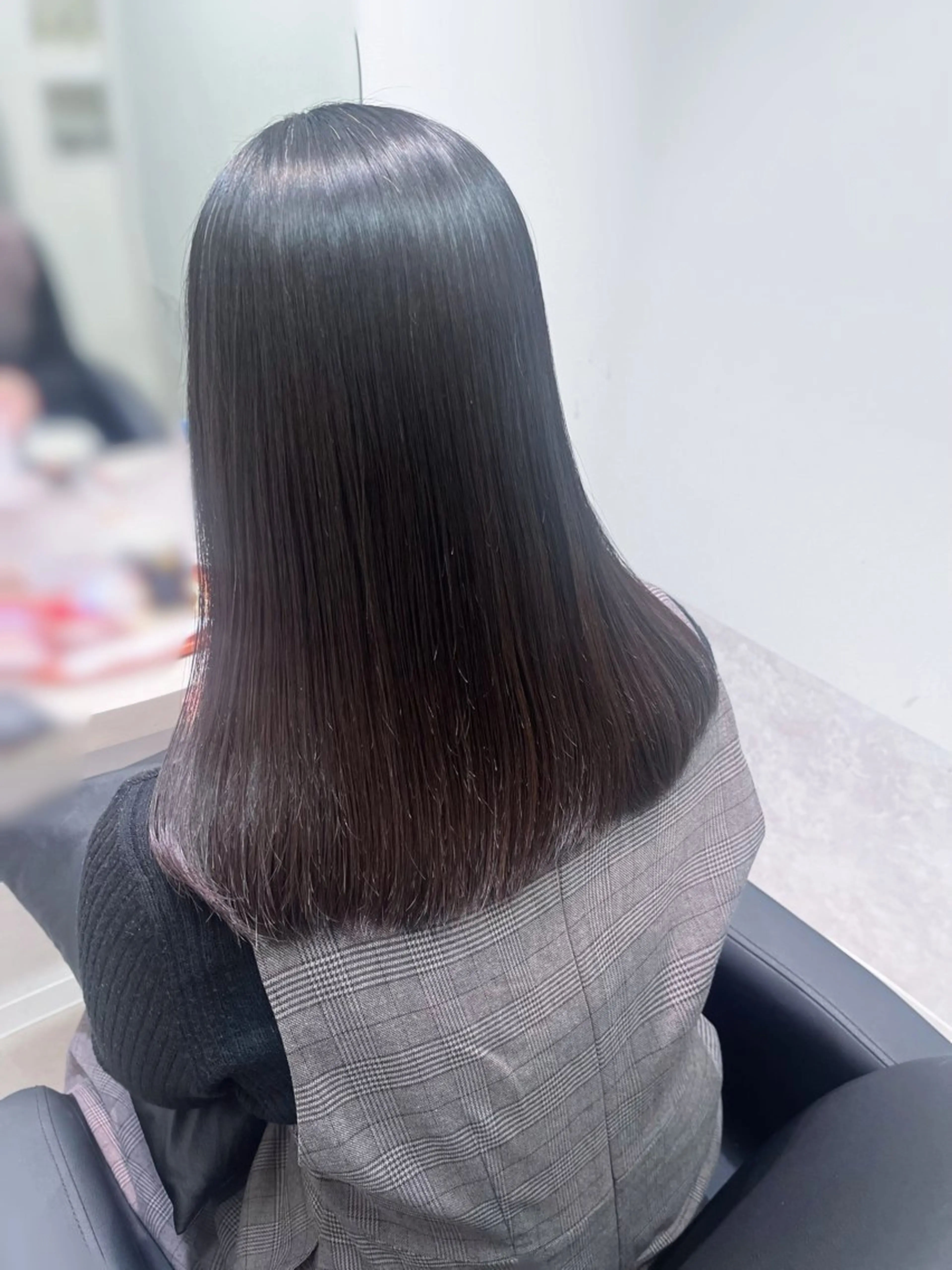 セミロング 髪質改善 酸性ストレート カット ヘアカラー トリートメント ナナ/梅田/髪質改善 カラー/ストレートのヘアスタイル