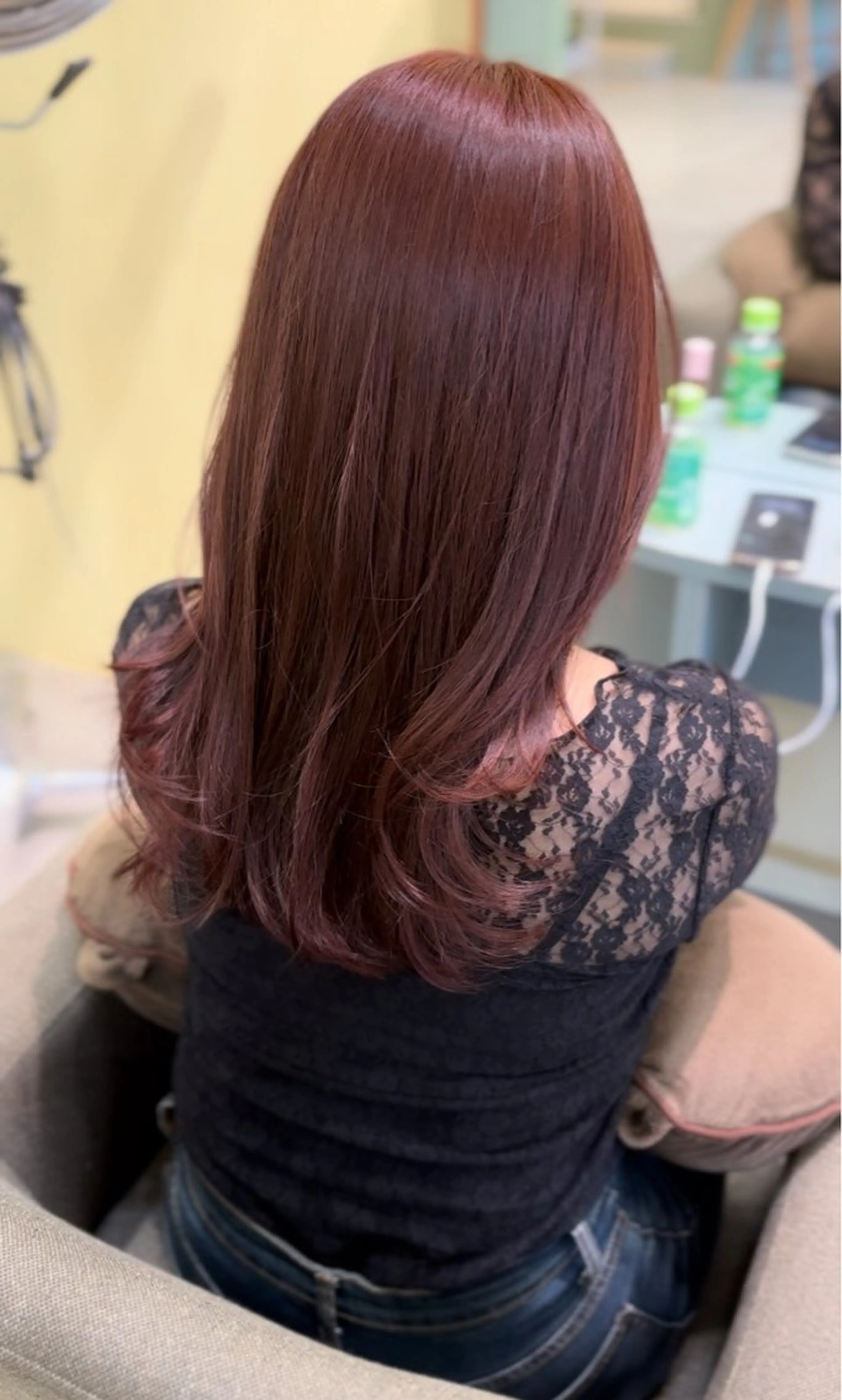 ロング カラー カット ヘアカラー トリートメント 酒井 菜花のヘアスタイル