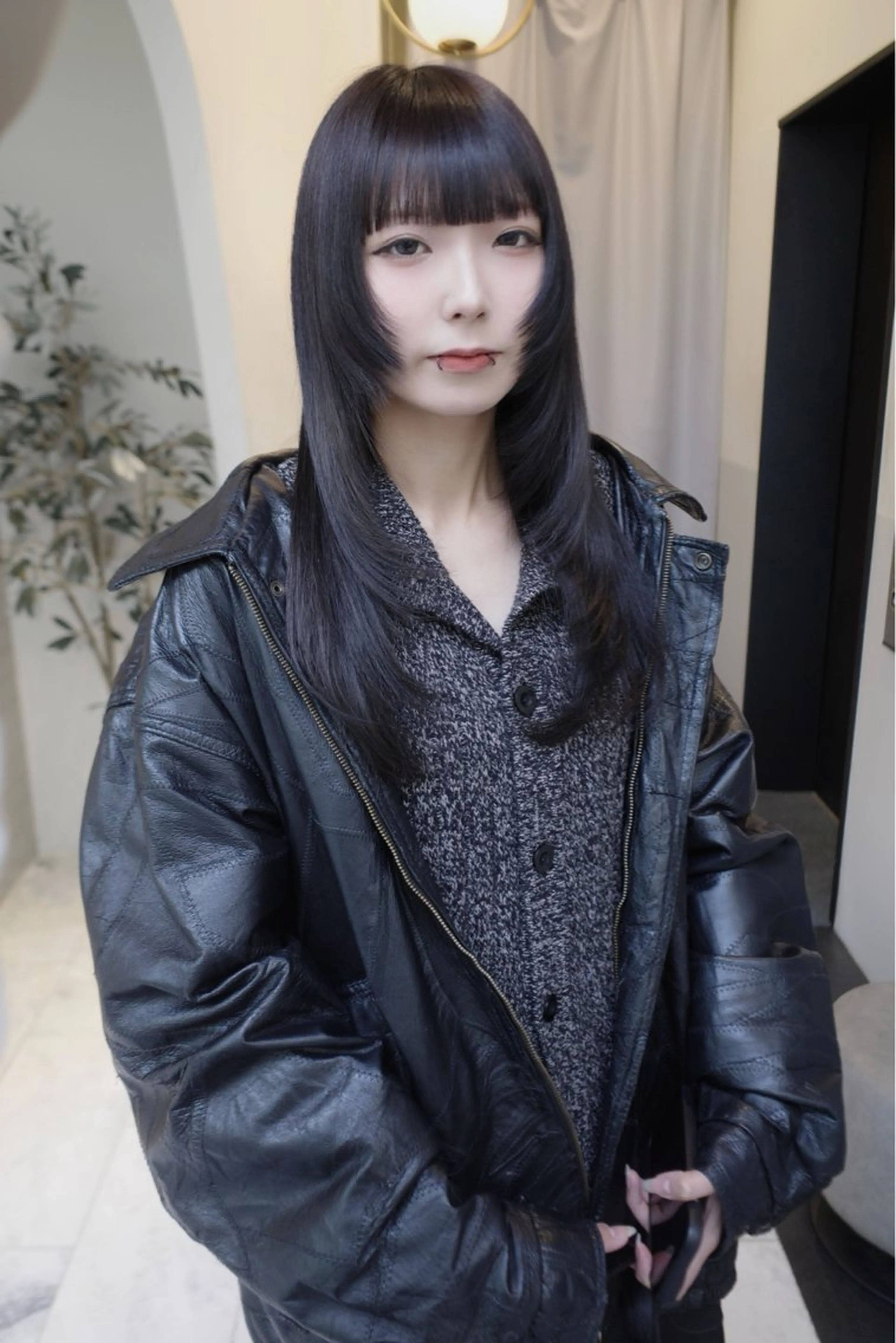 ミディアム カラー カット ヘアカラー トリートメント SALOWIN所属・ブリーチ🧹 ボブ✨レイヤーのヘアスタイル