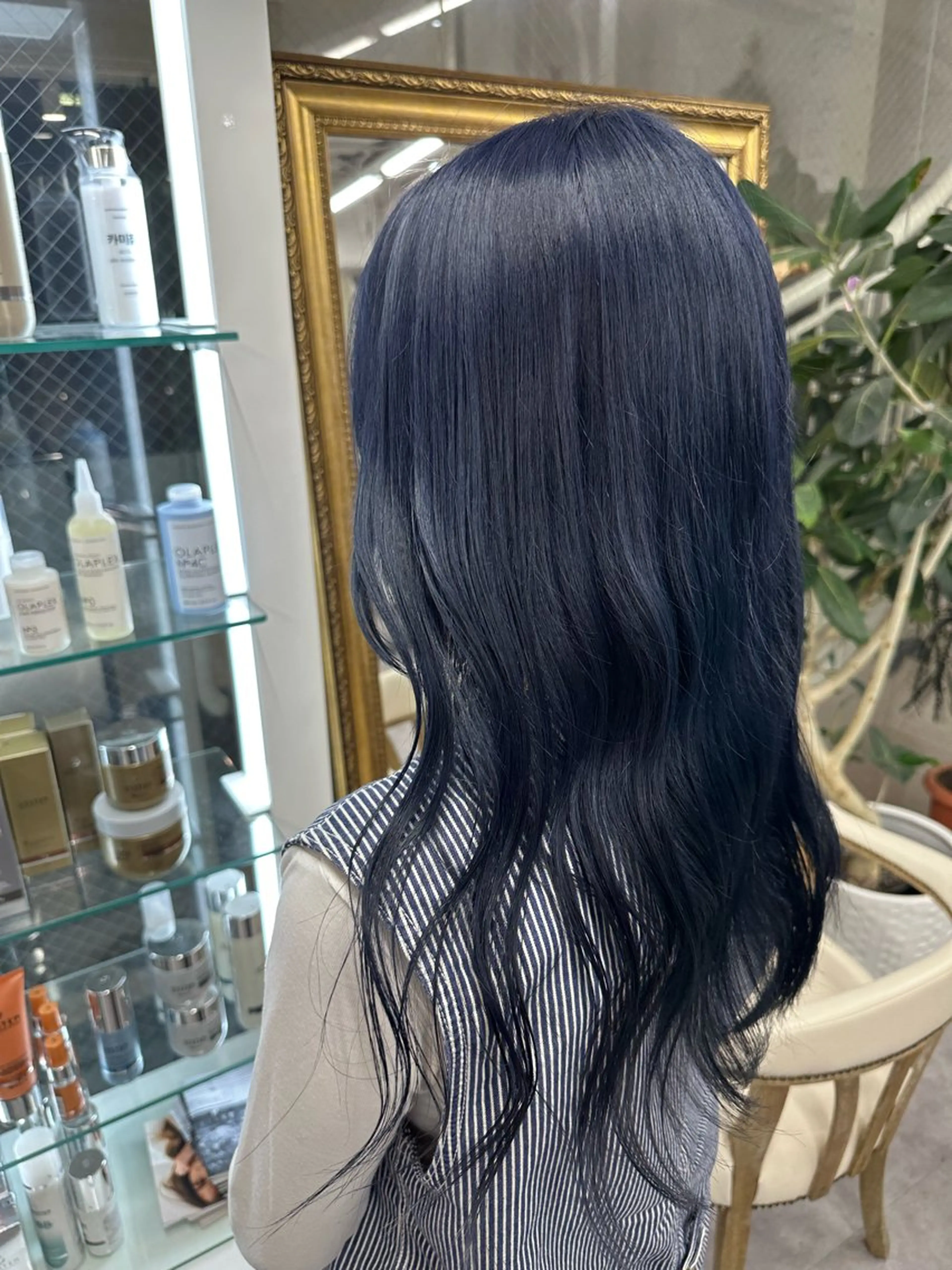 セミロング カラー ヘアアレンジ ヘアカラー トリートメント 久米 治仁のヘアスタイル