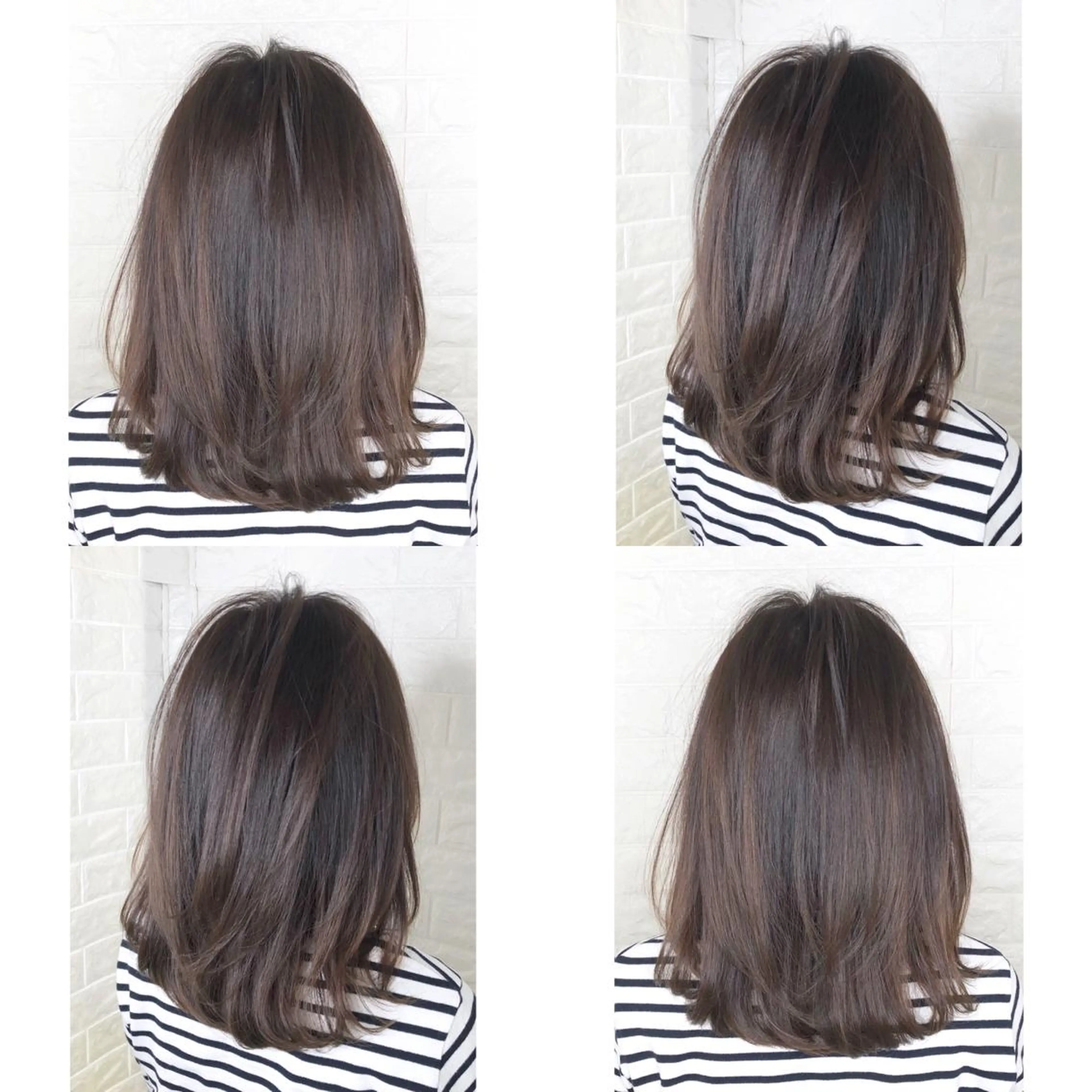 ミディアム カラー ベージュカラー ブリーチ ブラウンカラー ブラウンベージュ 透明感カラー カット ヘアカラー パーマ トリートメント ヘッドスパ KIZU 髪質改善 オカルト怪談のヘアスタイル