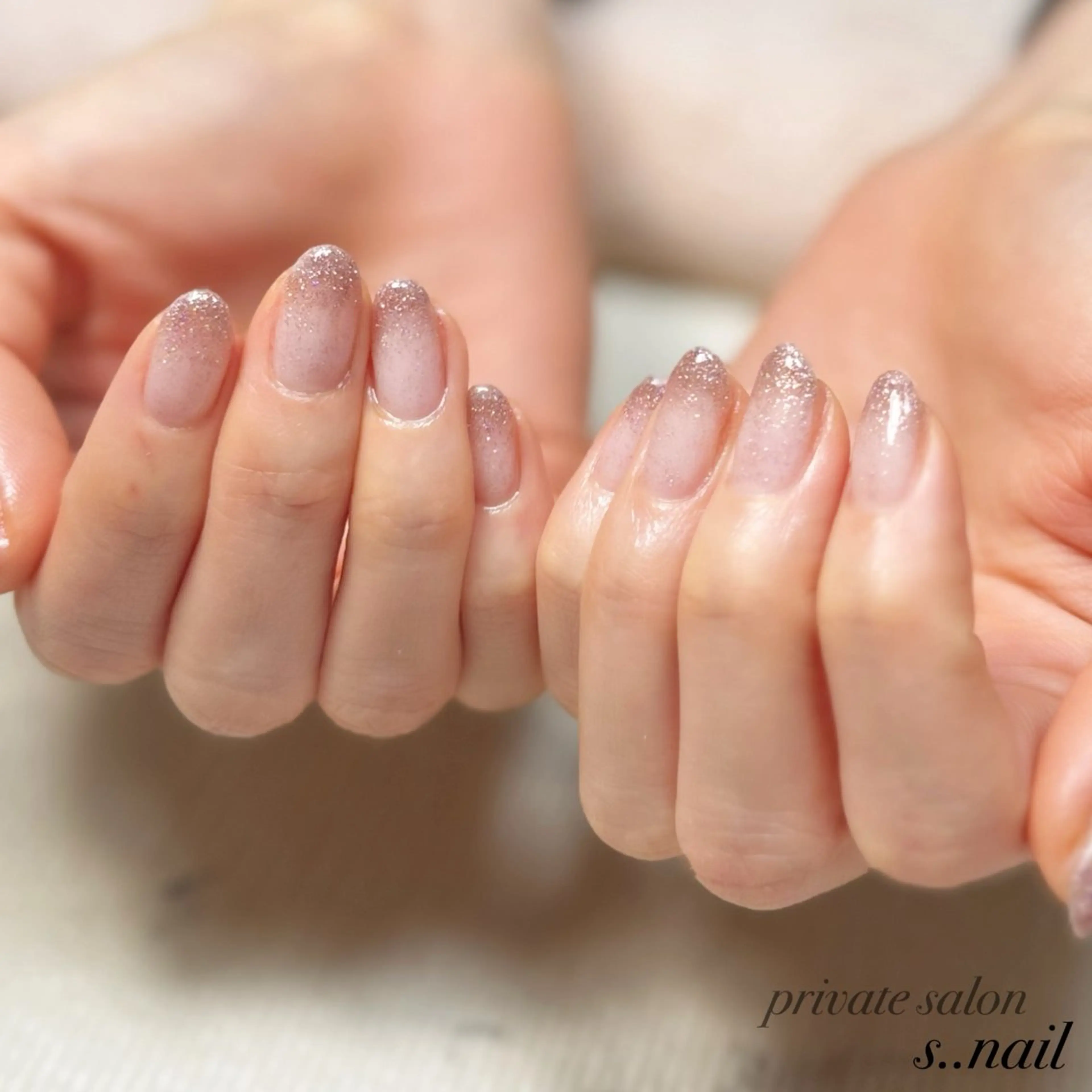 ネイル ラメ(グリッター) ラメグラデーション ハンドネイル フットネイル s..nail / MORITAのネイルデザイン