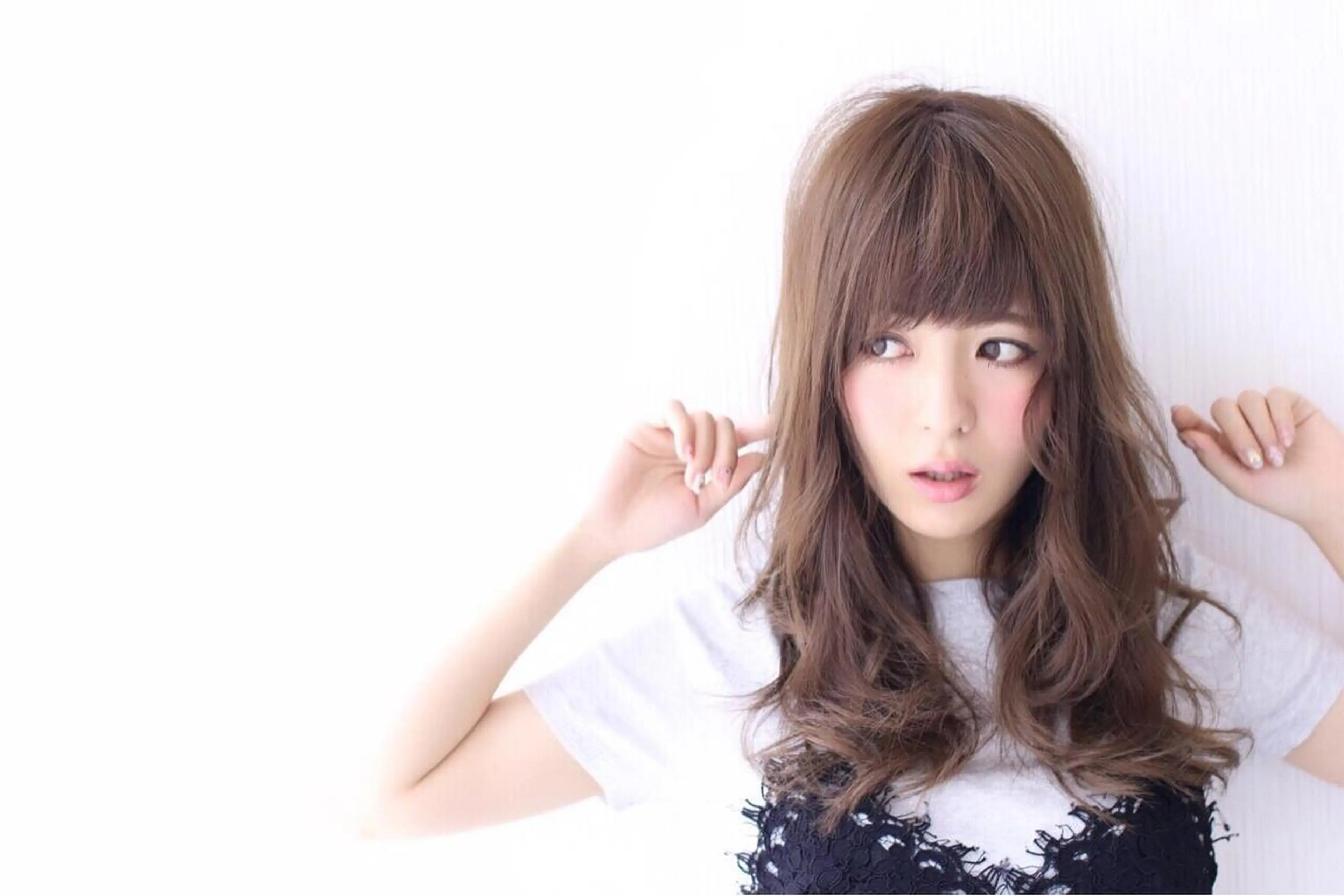 ロング ☆ハイトーン口コミ◎ WiLL/京橋のヘアスタイル