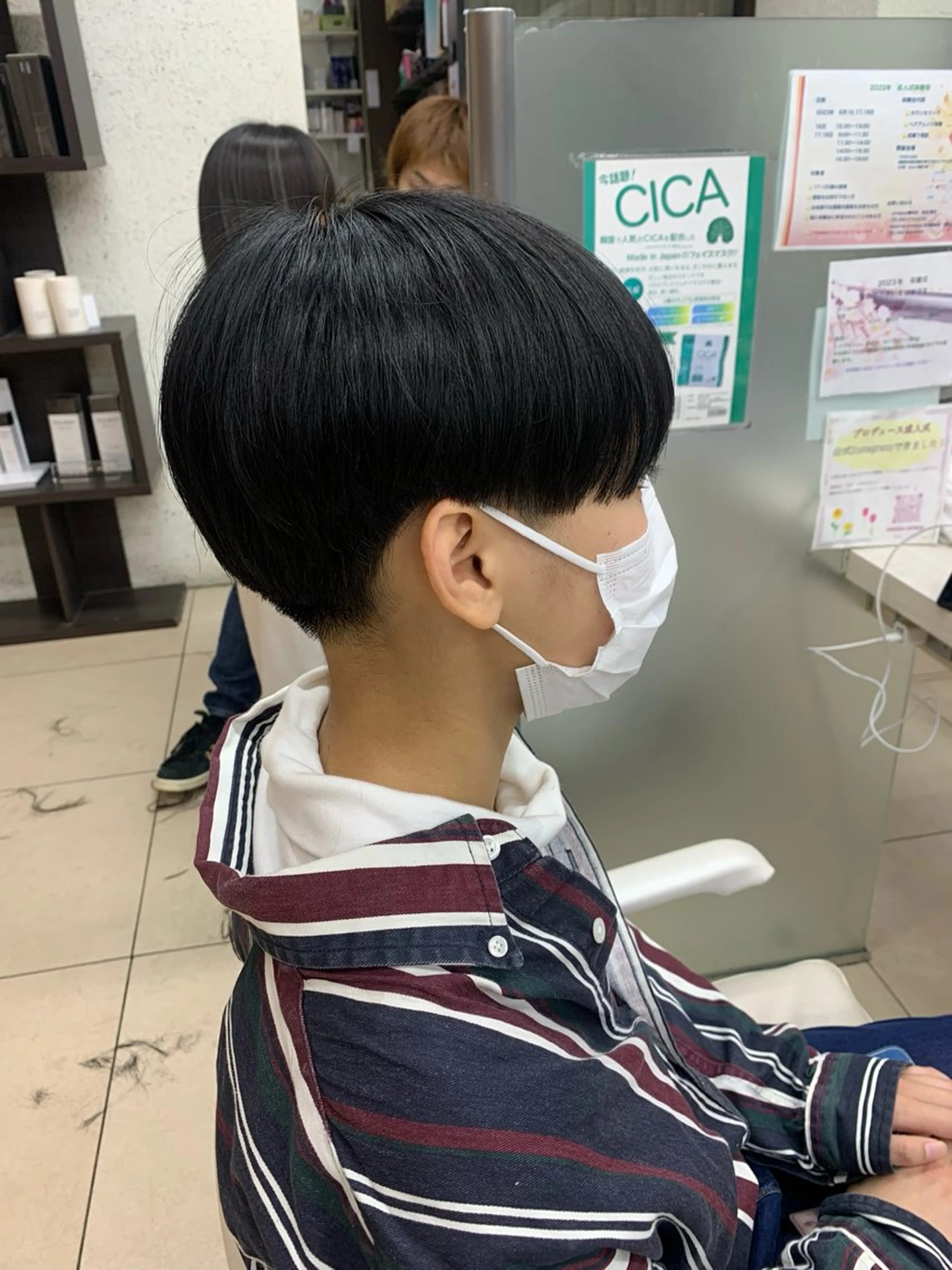 メンズカットの写真