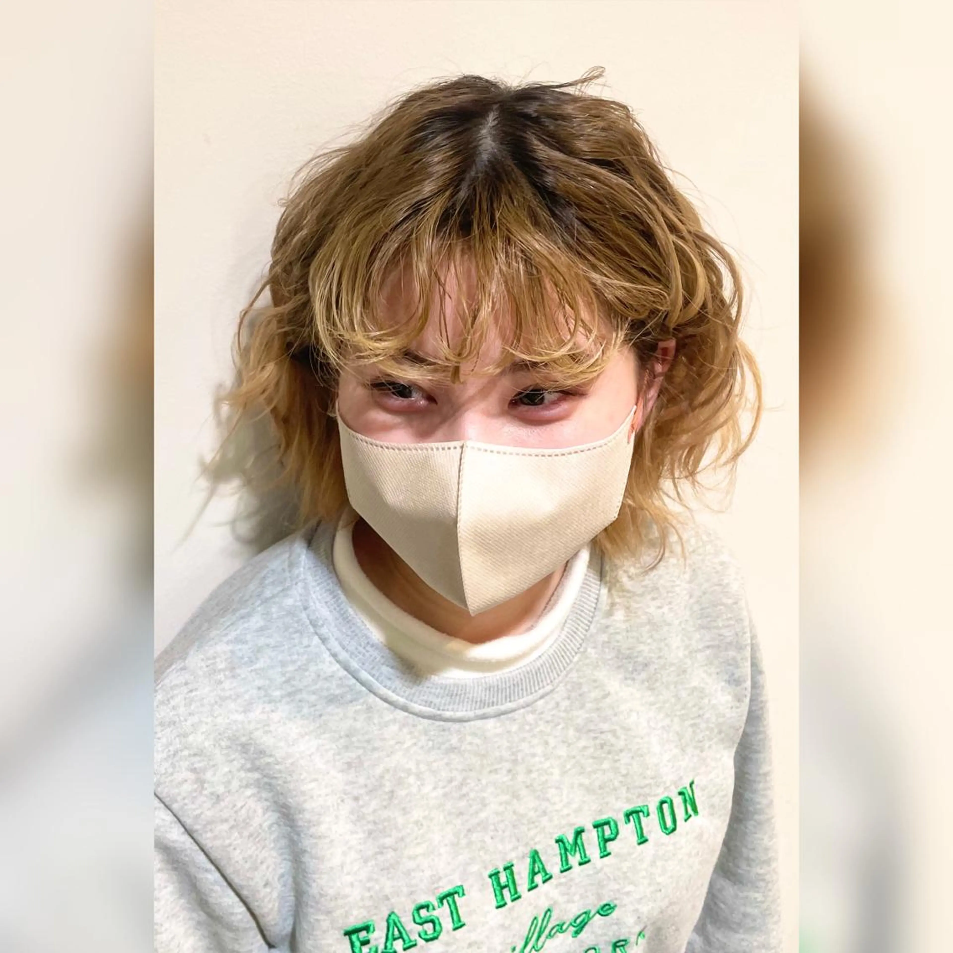 ミディアム パーマ 大人ショート🥂みつ はし こうだい🦕のヘアスタイル