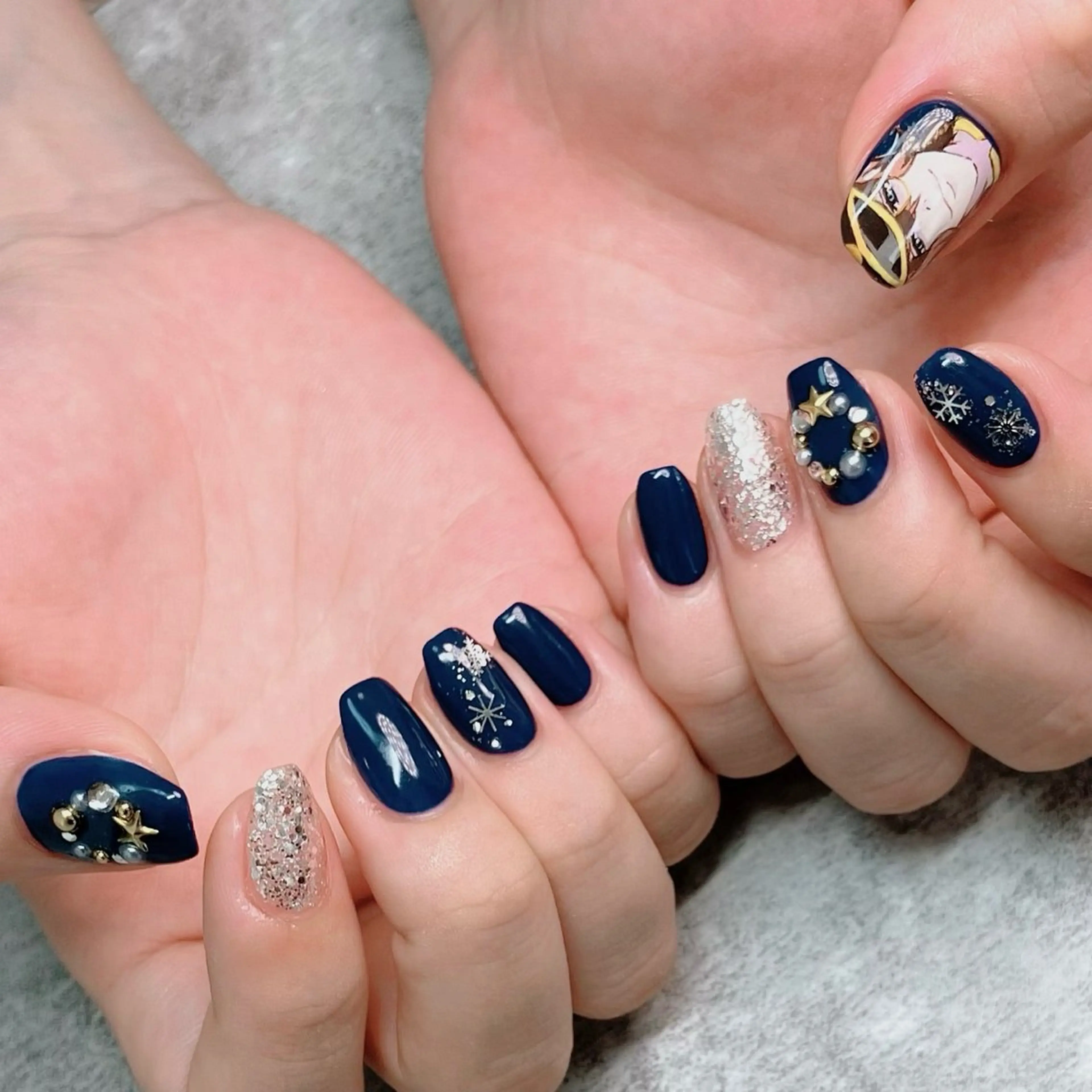 ネイル ハンドネイル ハンドケア haleyume所属・shino🌟 痛ネイルのネイルデザイン