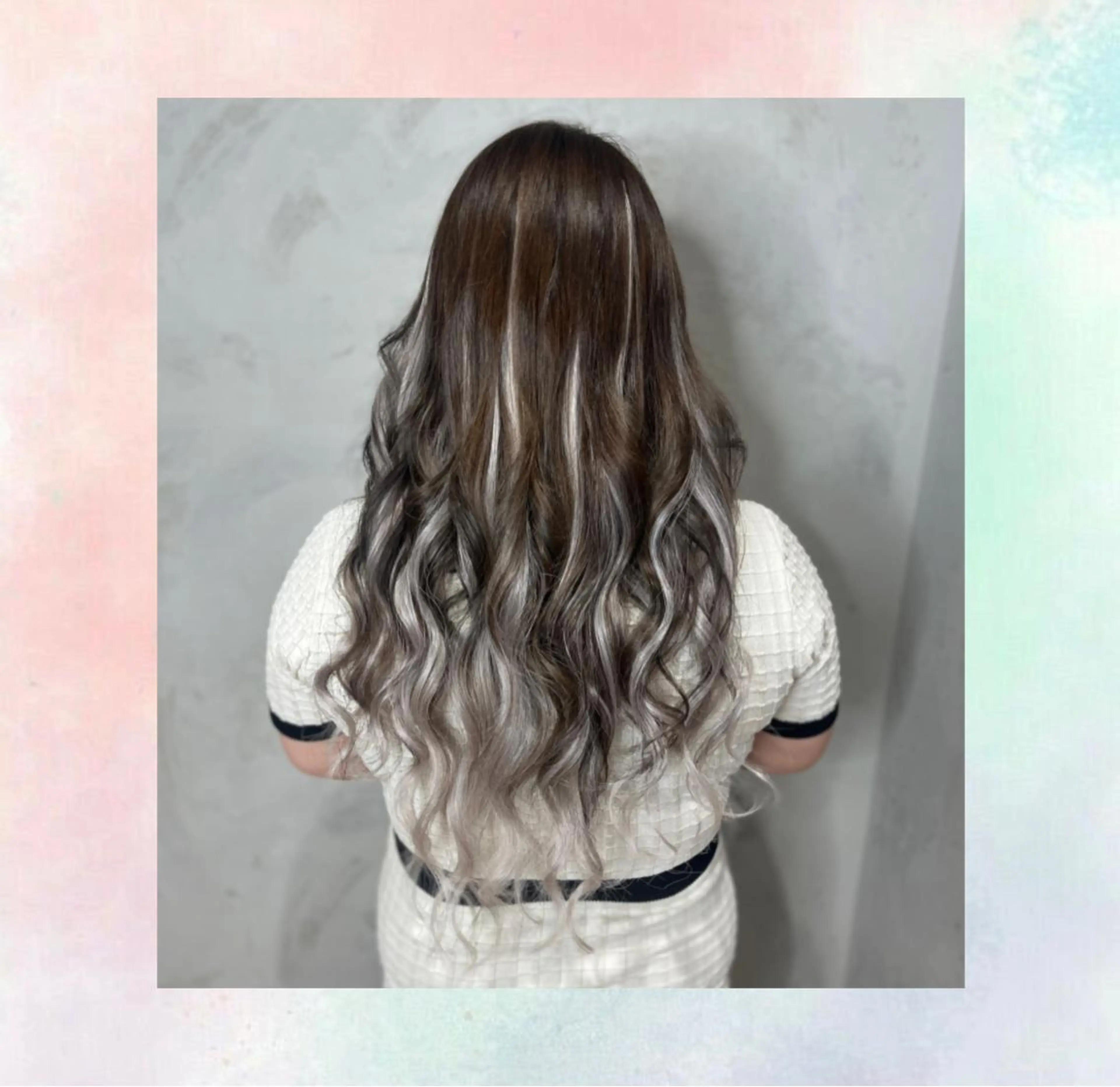 セミロング カラー en Rêve🎀 ROAReyeのマツエク・マツパデザイン
