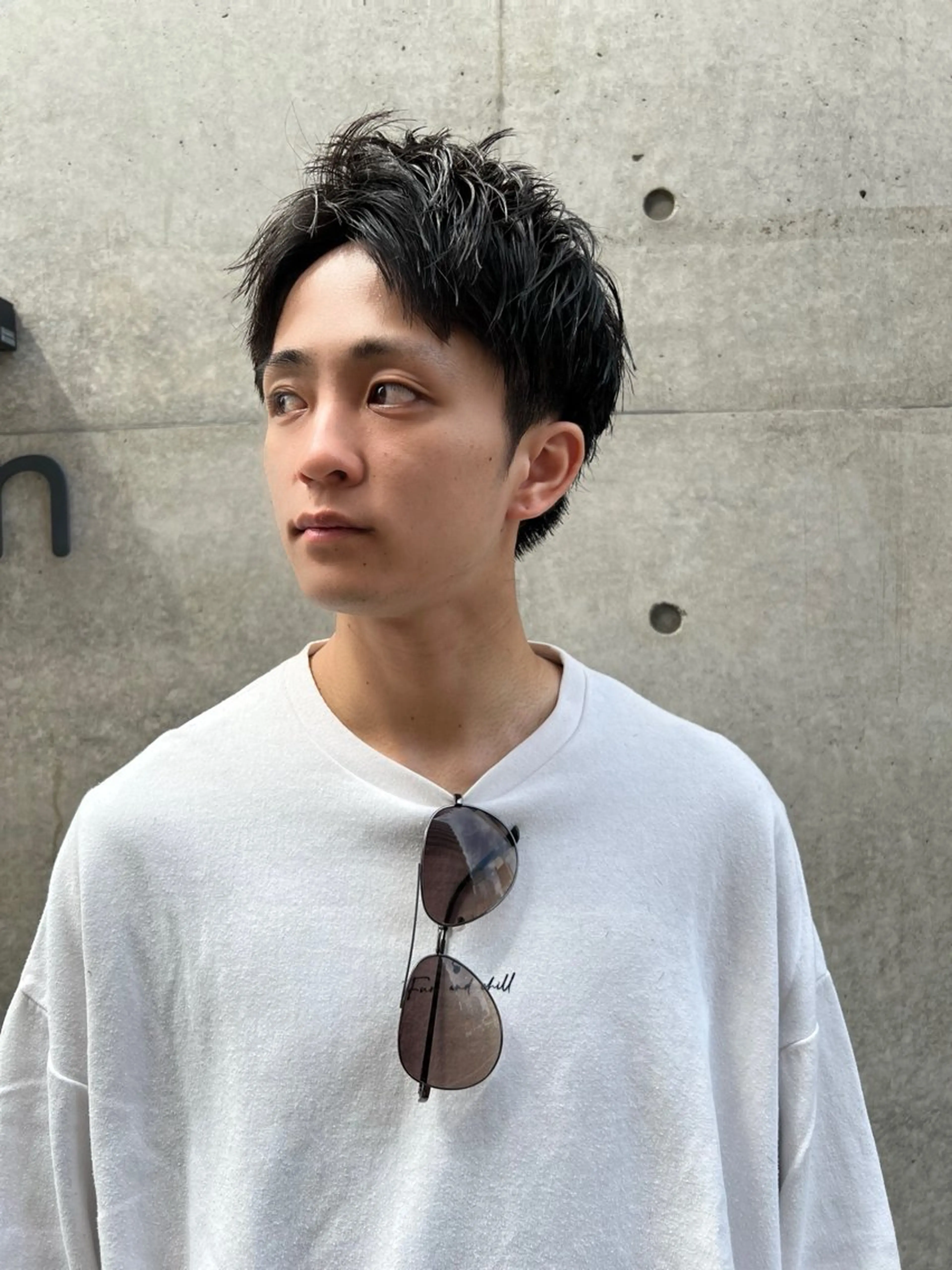 メンズ 大阪メンズハイトーン /スパイキー/RAIのヘアスタイル